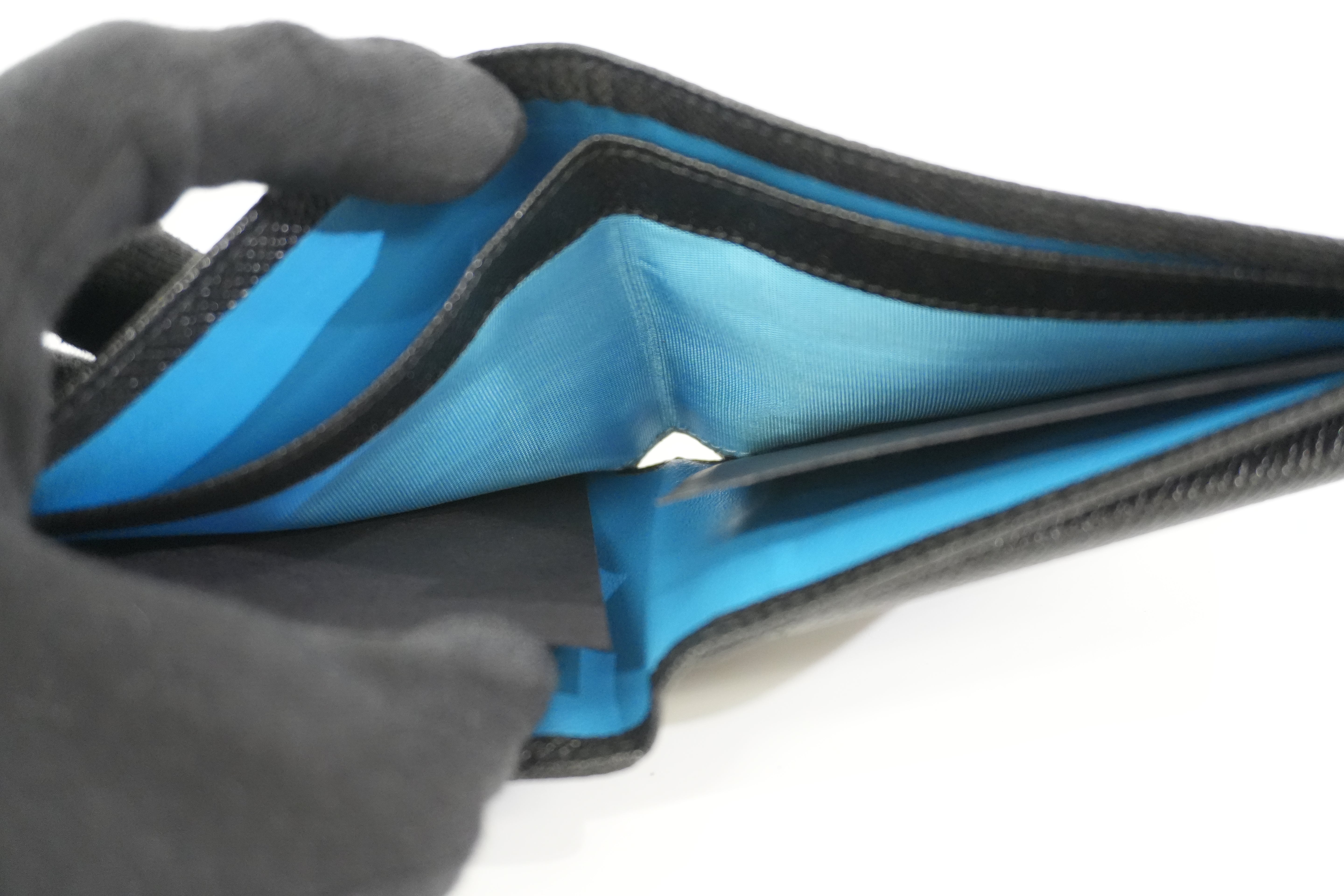 Pre-owned Bulgari Bifold Wallet Black