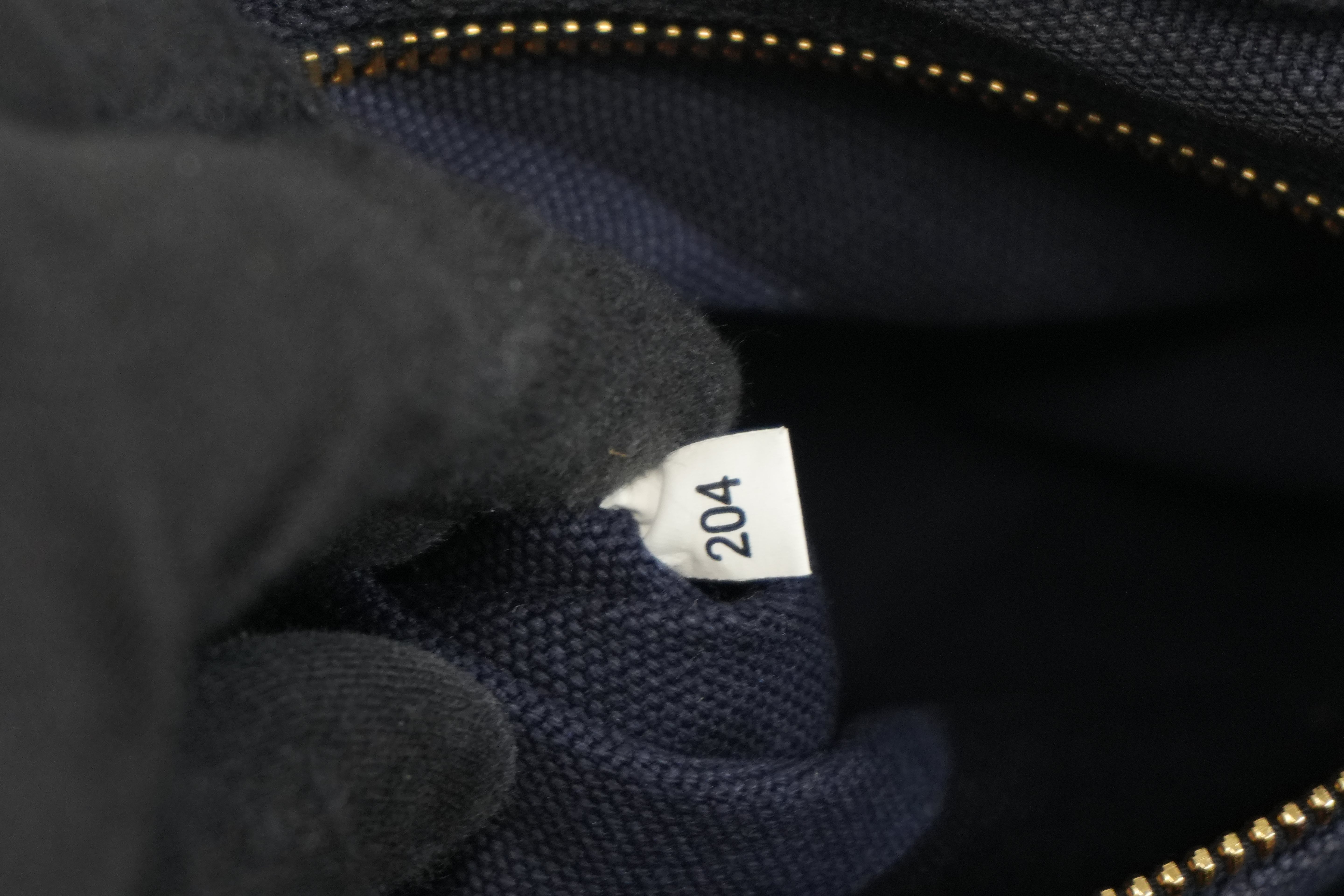 Pre-owned Prada Two Way Canapa Shoulder Navy Blue