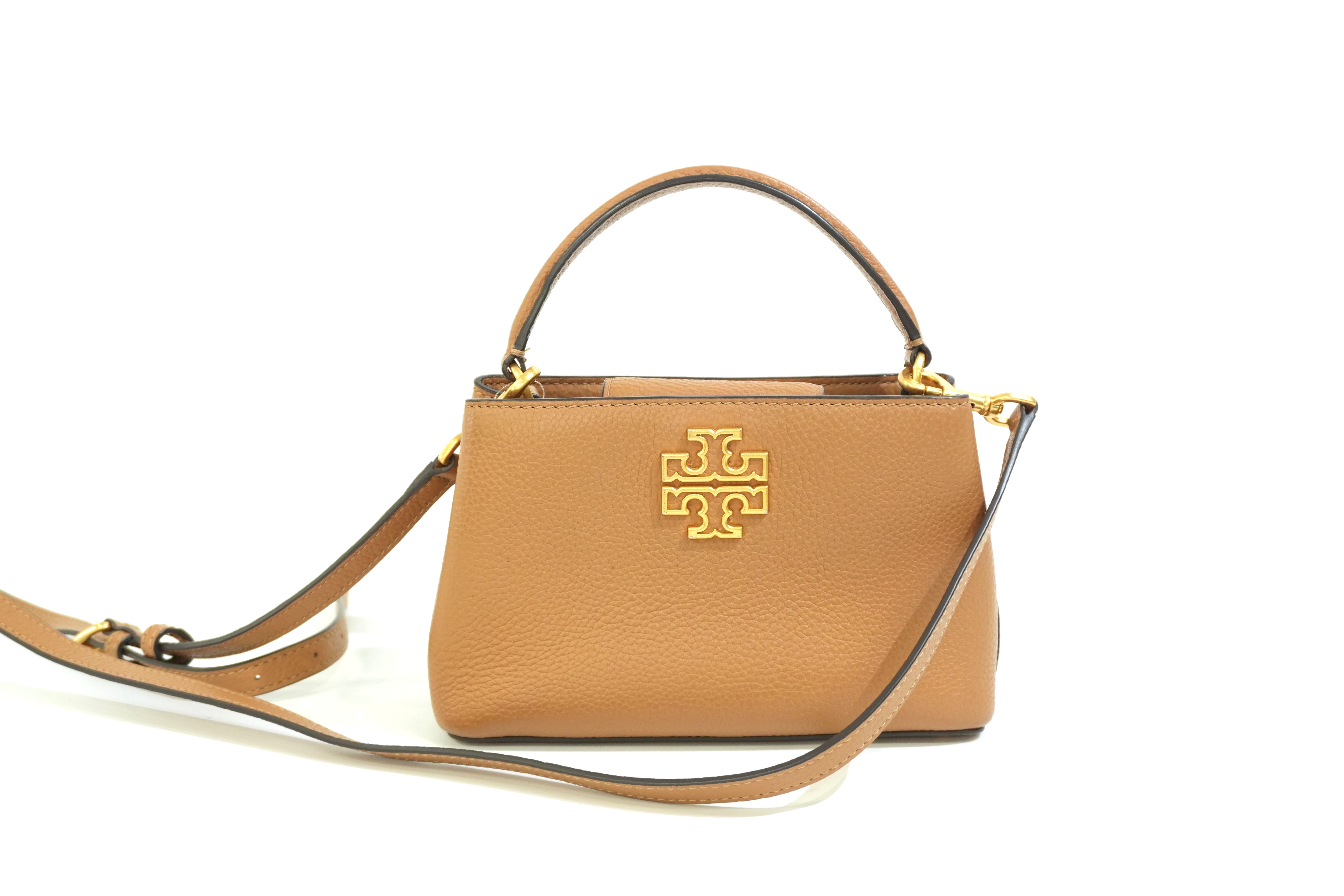 Pre-owned Tory Burch Leather Crossbody Bag Brown
