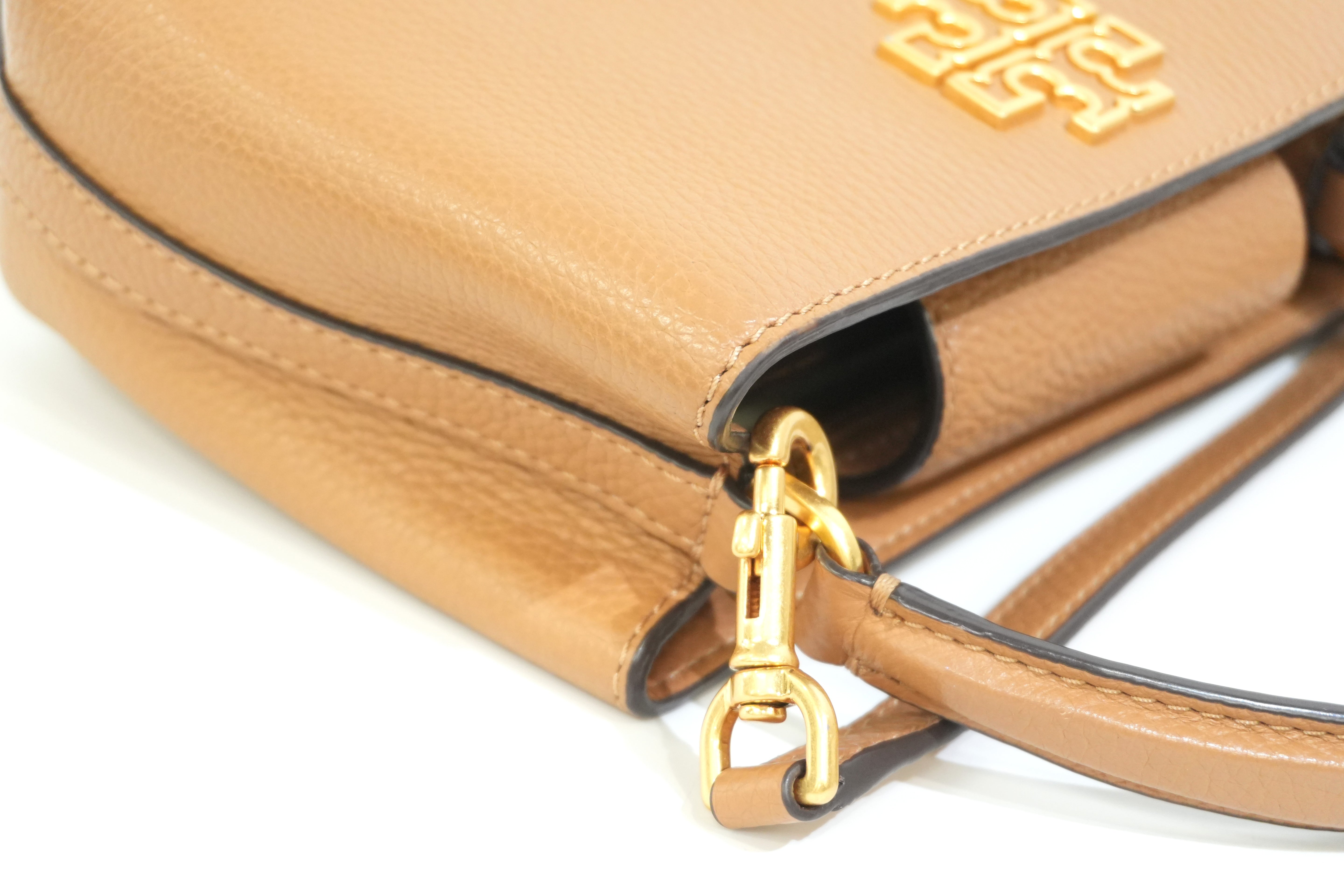 Pre-owned Tory Burch Leather Crossbody Bag Brown
