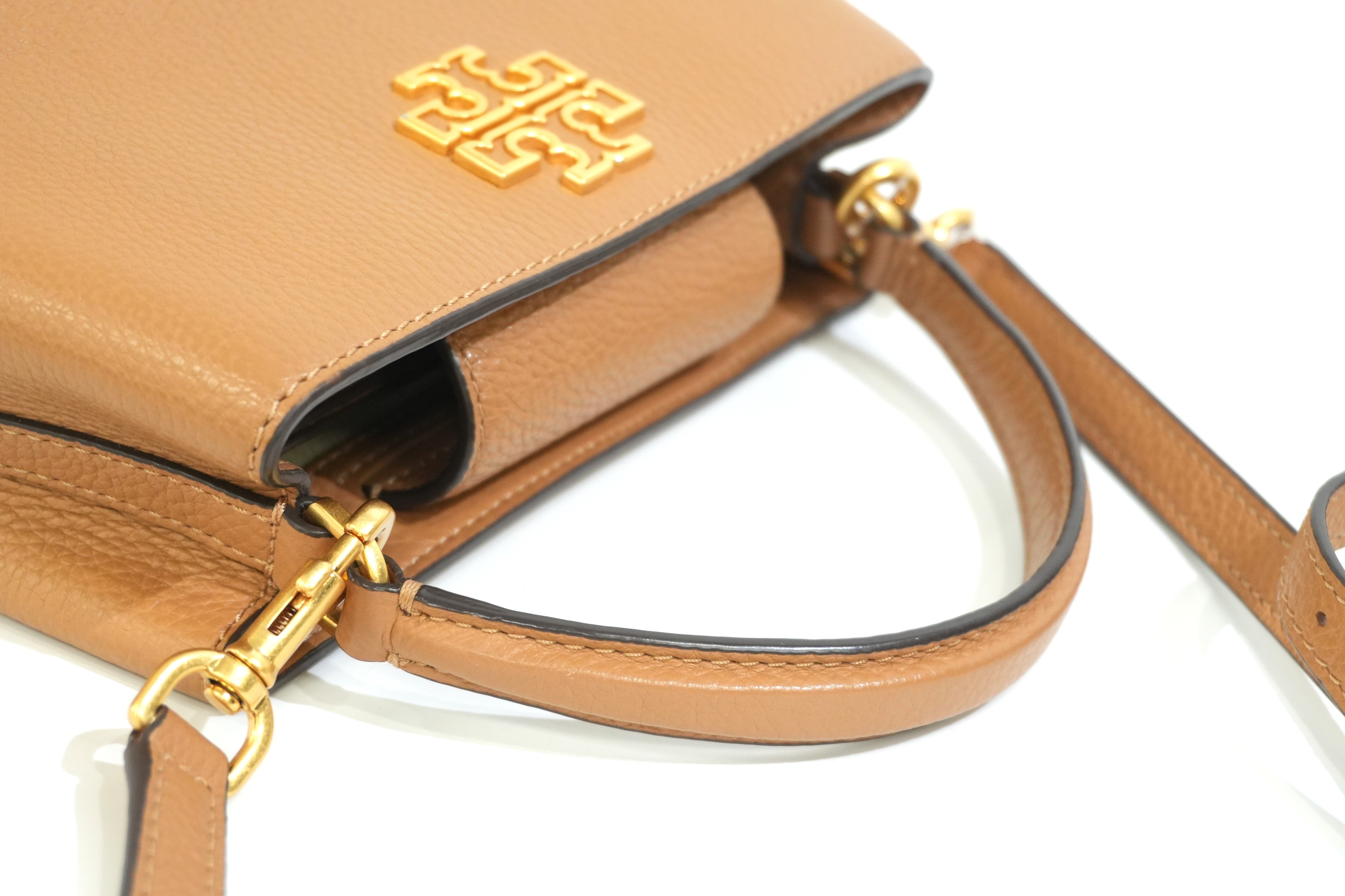 Pre-owned Tory Burch Leather Crossbody Bag Brown