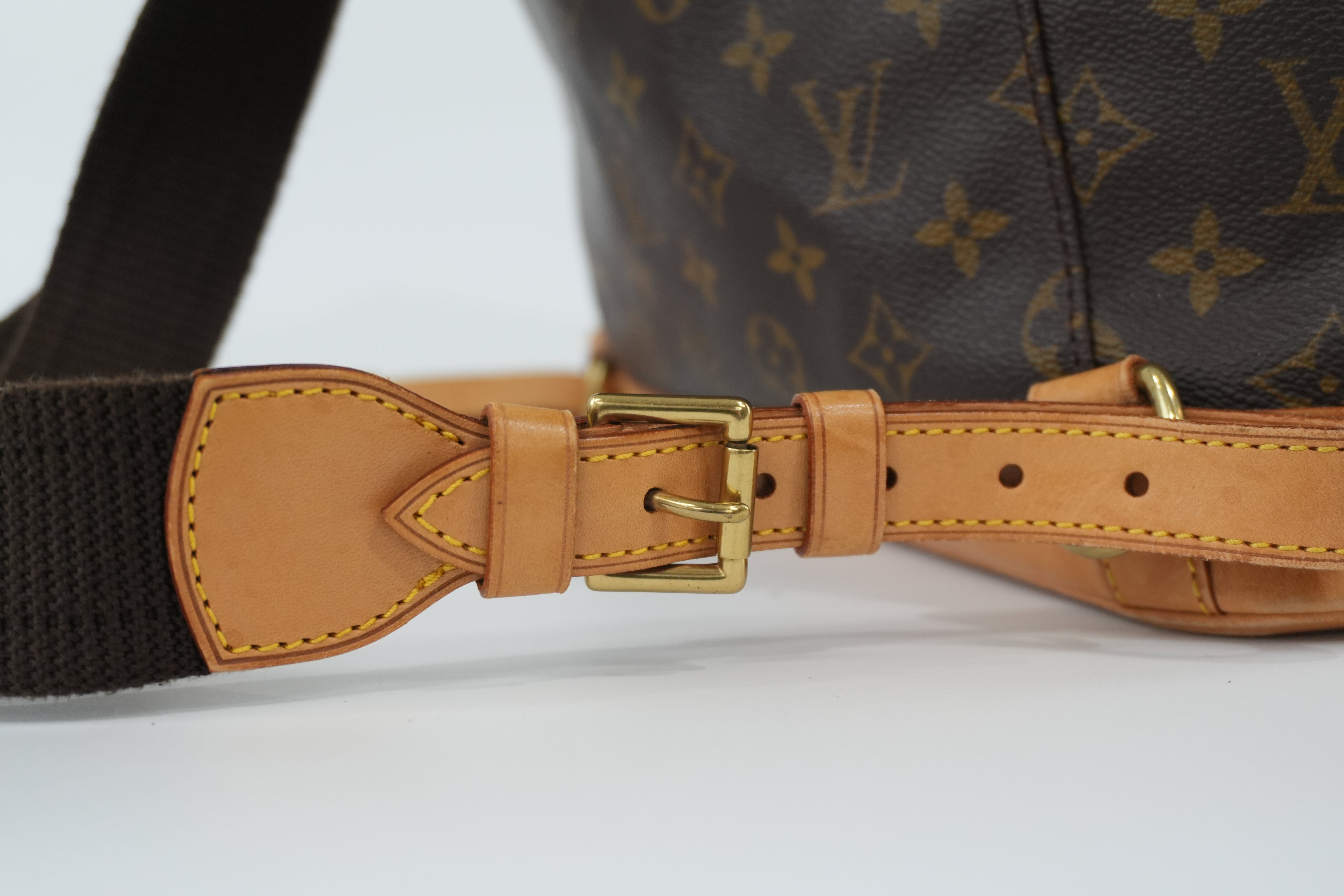 Pre-owned Louis Vuitton Monogram Montsouris GM Backpack Used