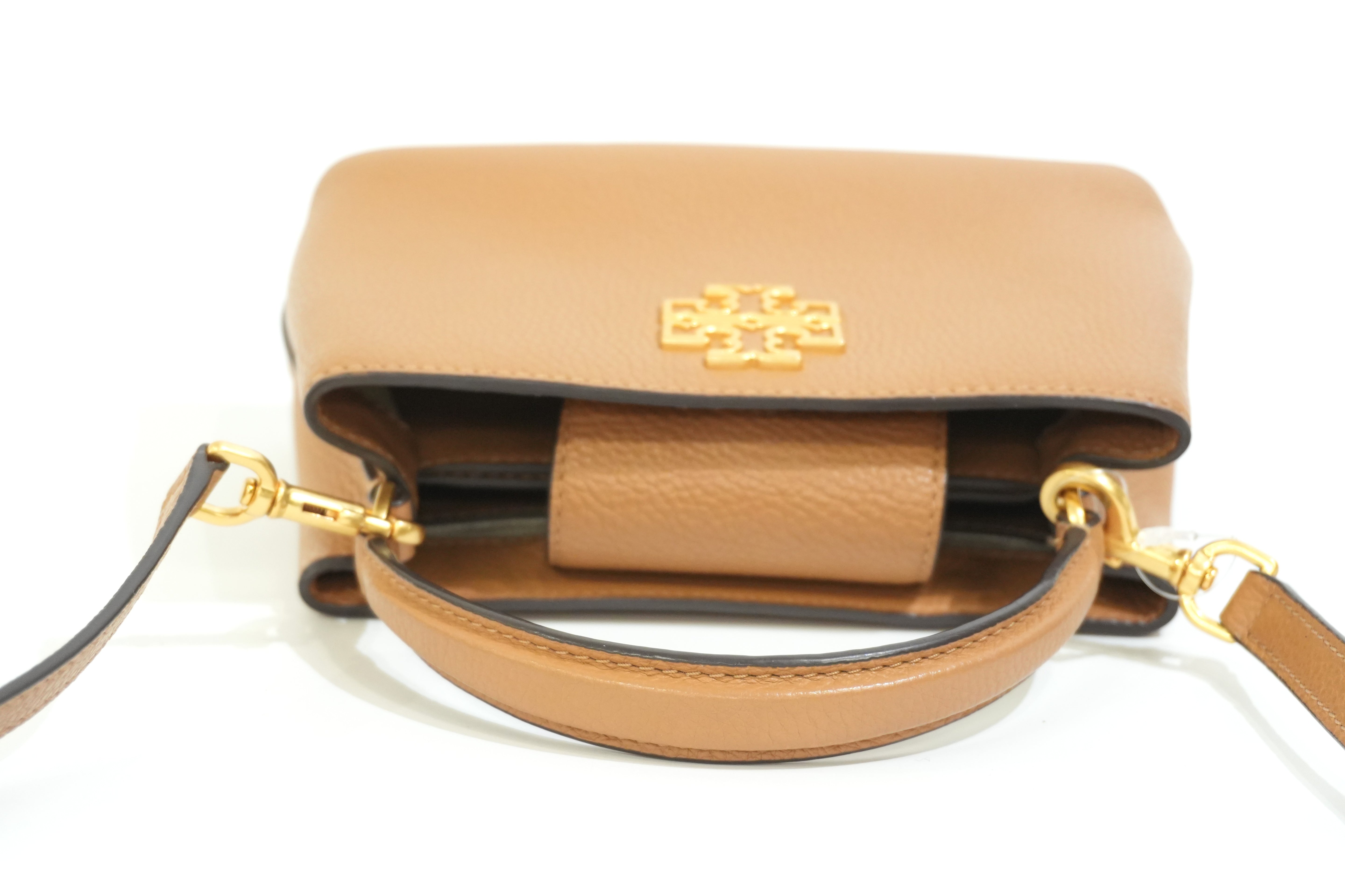 Pre-owned Tory Burch Leather Crossbody Bag Brown