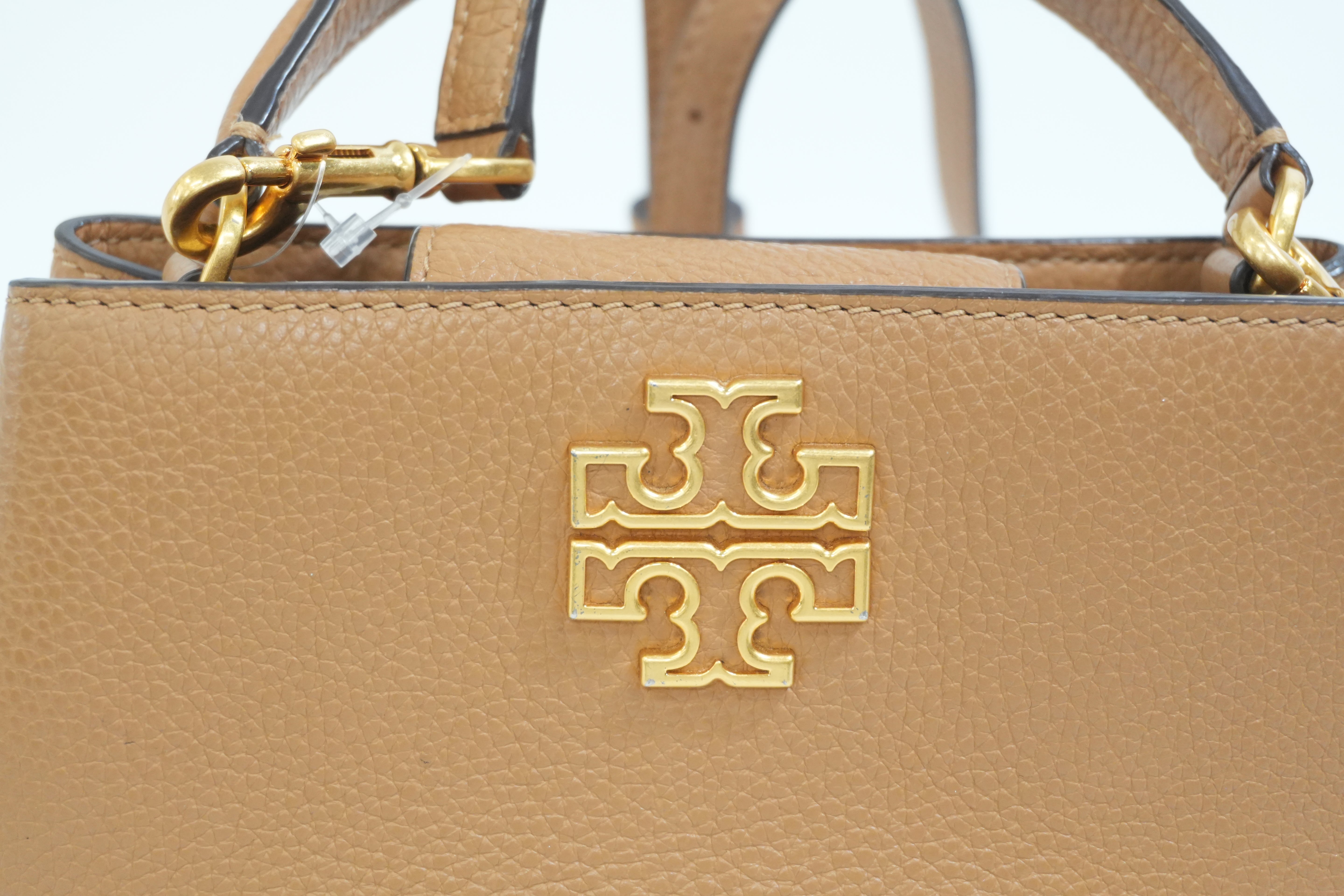 Pre-owned Tory Burch Leather Crossbody Bag Brown