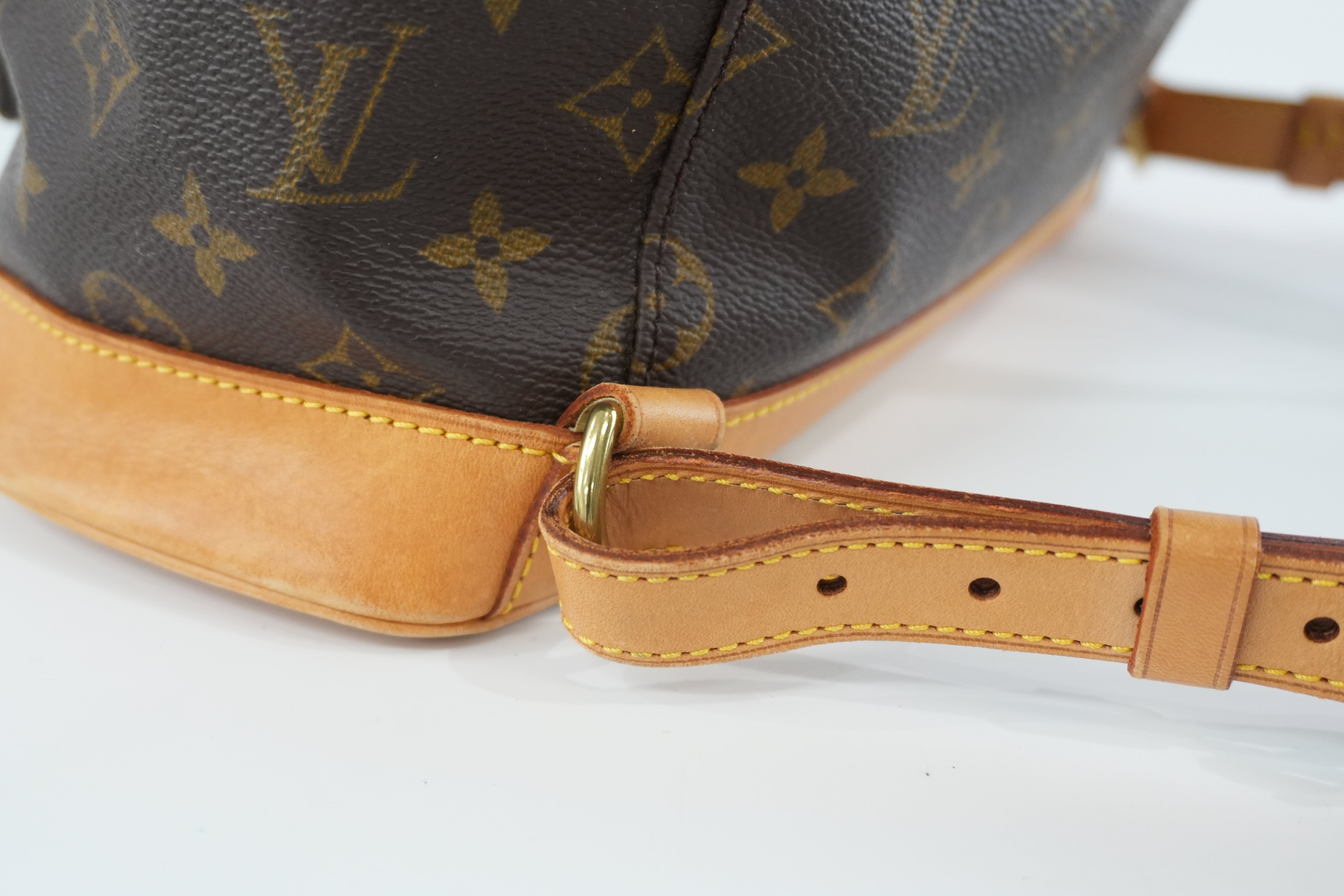 Pre-owned Louis Vuitton Monogram Montsouris GM Backpack Used