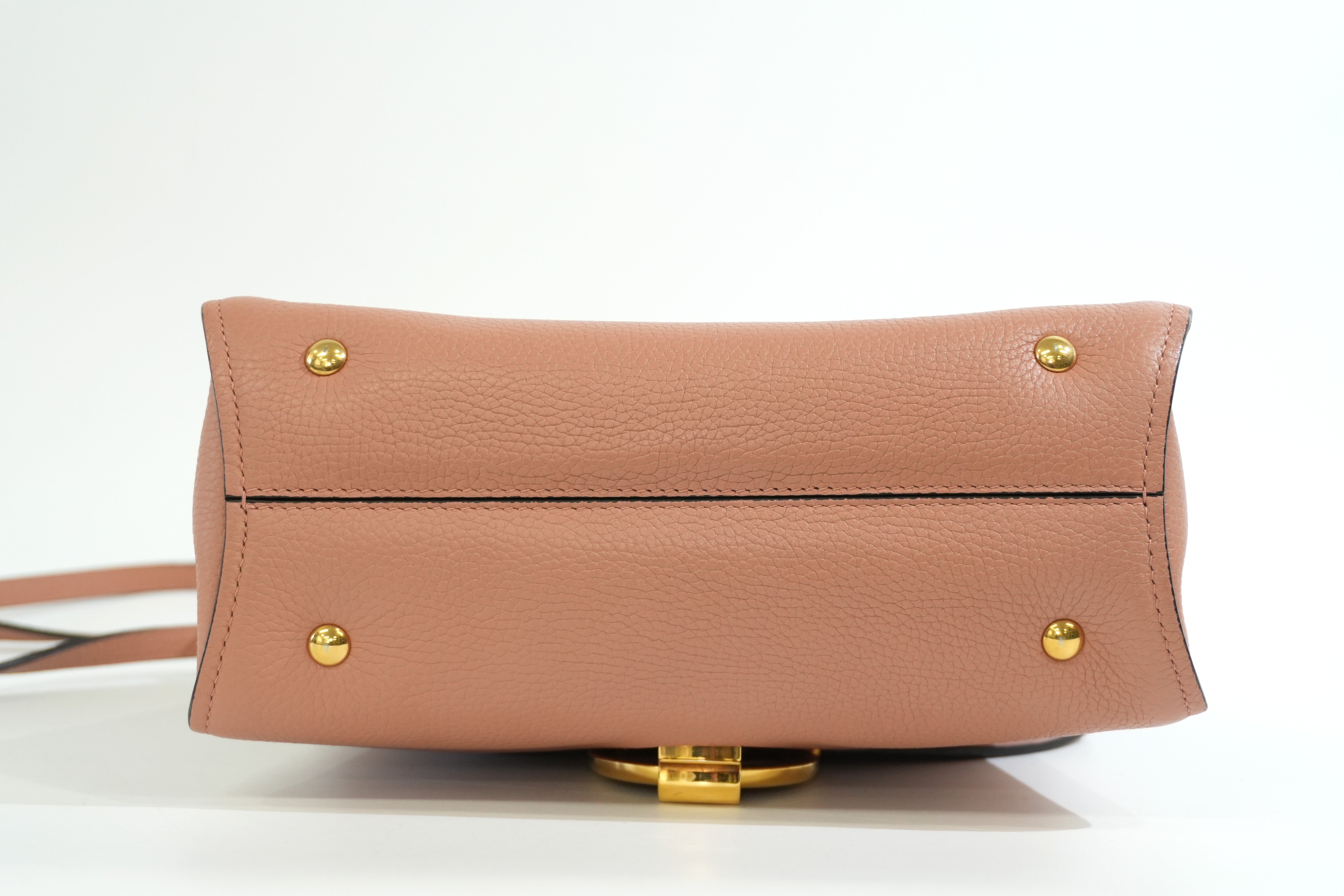 Pre-owned Ferragamo Two Way Shoulder Bag Salmon Pink