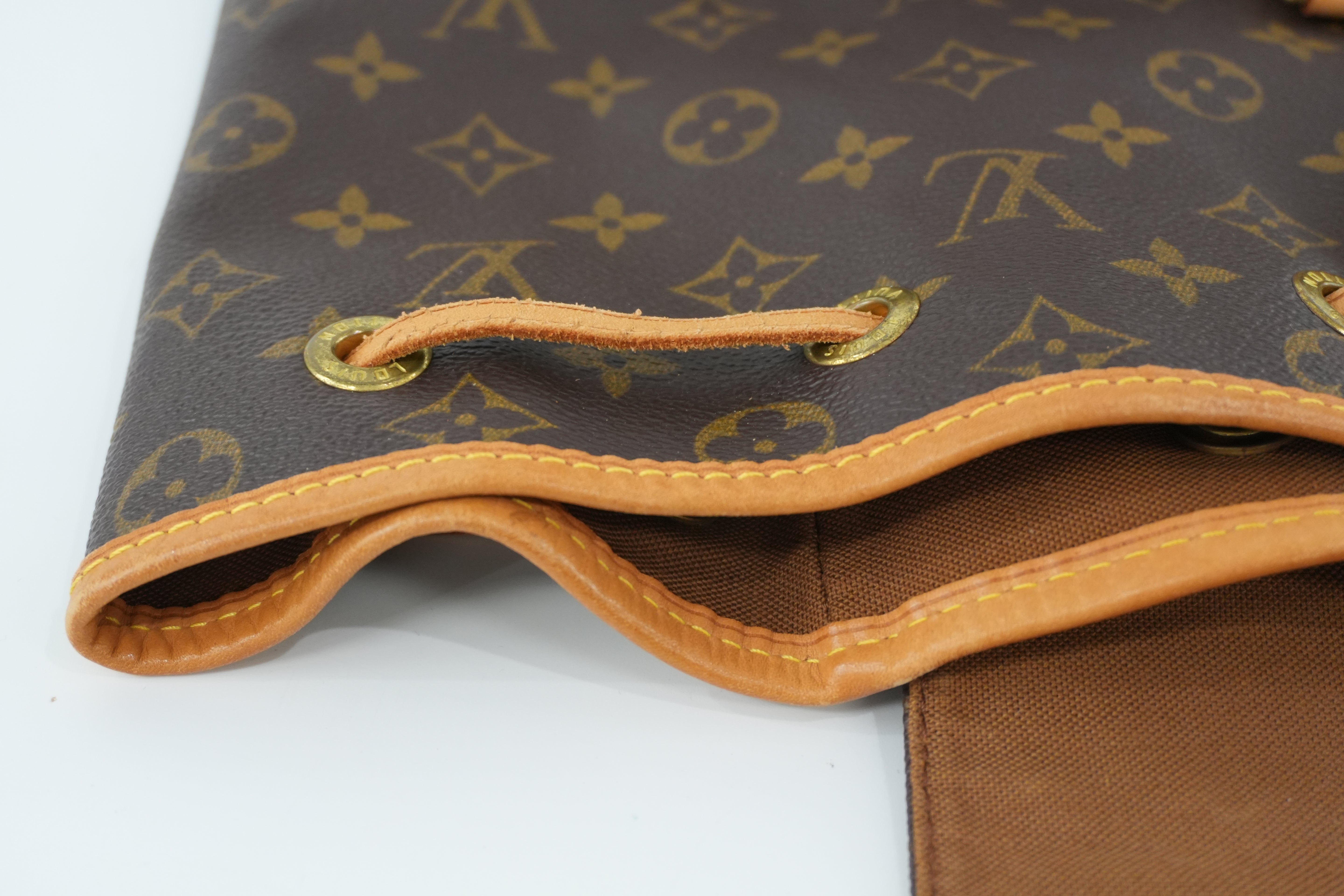 Pre-owned Louis Vuitton Monogram Montsouris GM Backpack Used