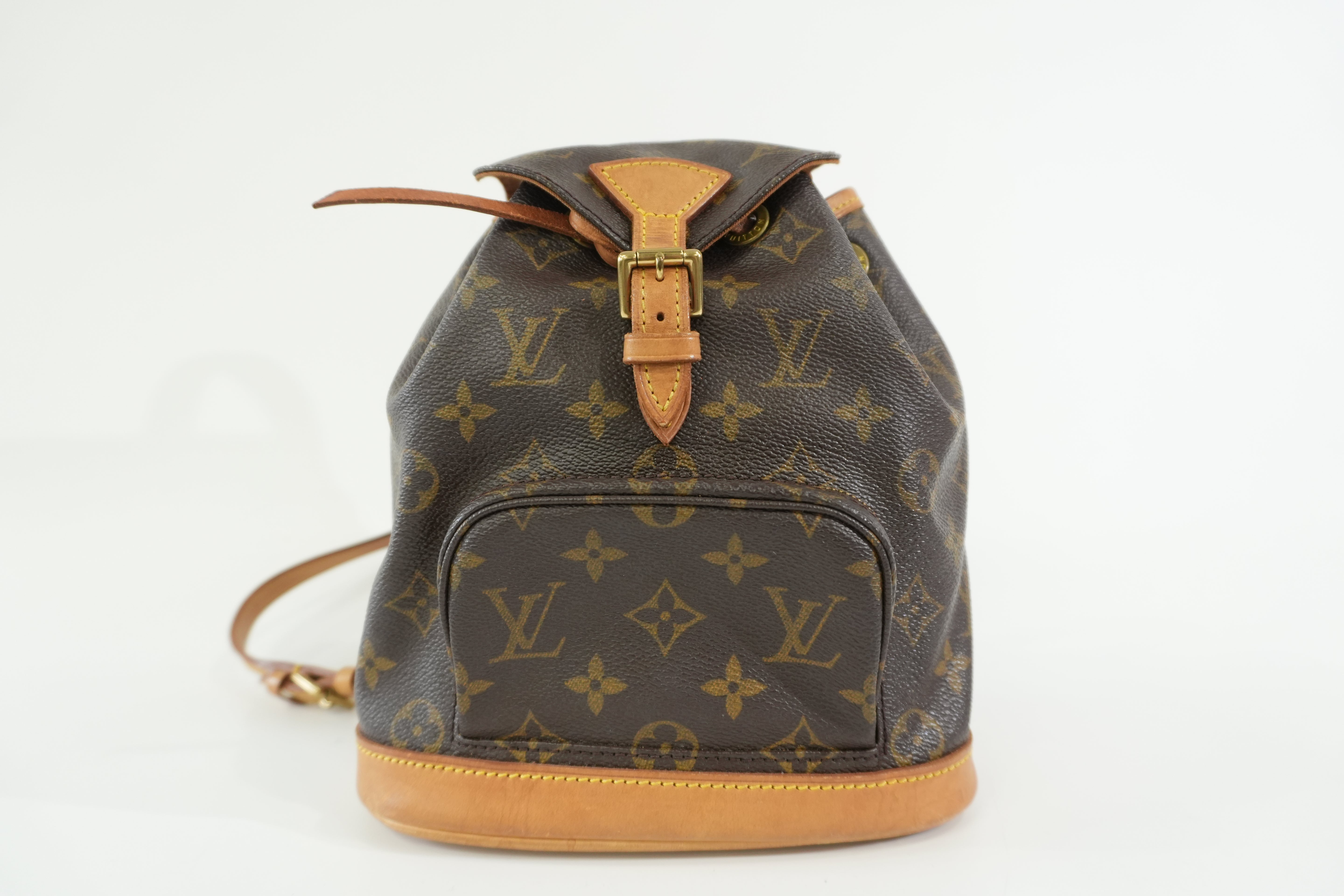 Pre-owned Louis Vuitton Monogram Montsouris PM Backpack
