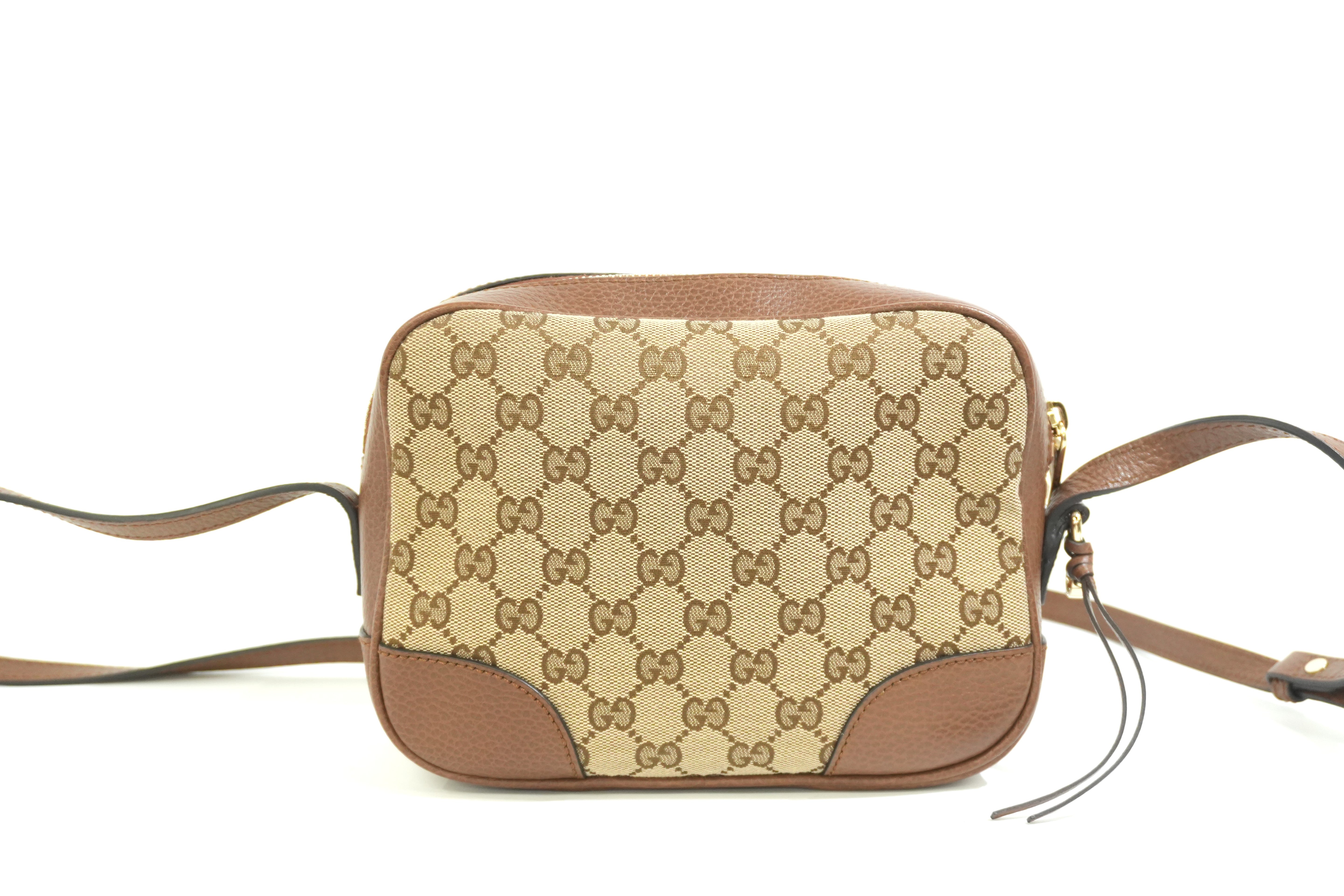 Pre-owned Gucci Camera Disco Shoulder Bag Brown