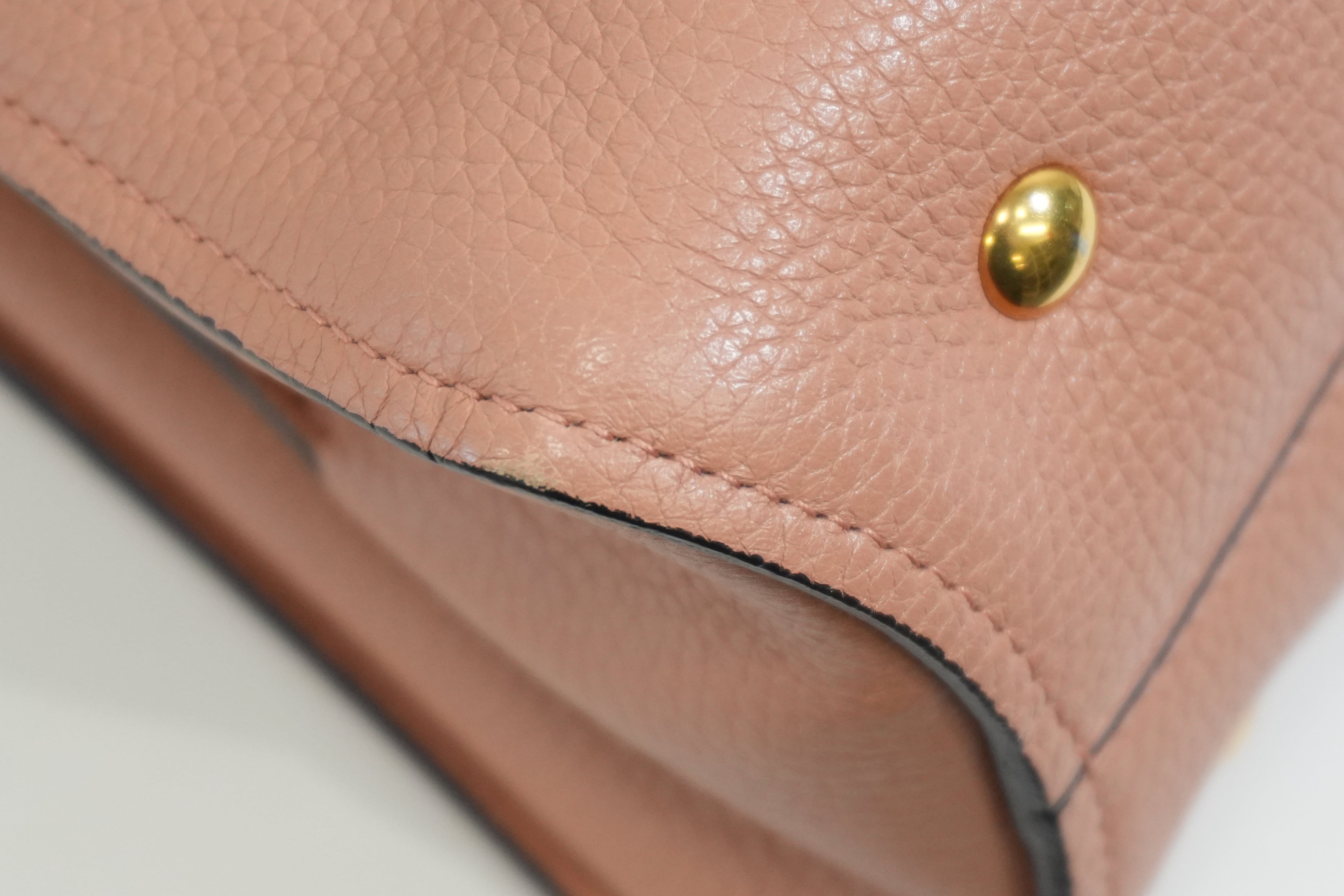 Pre-owned Ferragamo Two Way Shoulder Bag Salmon Pink