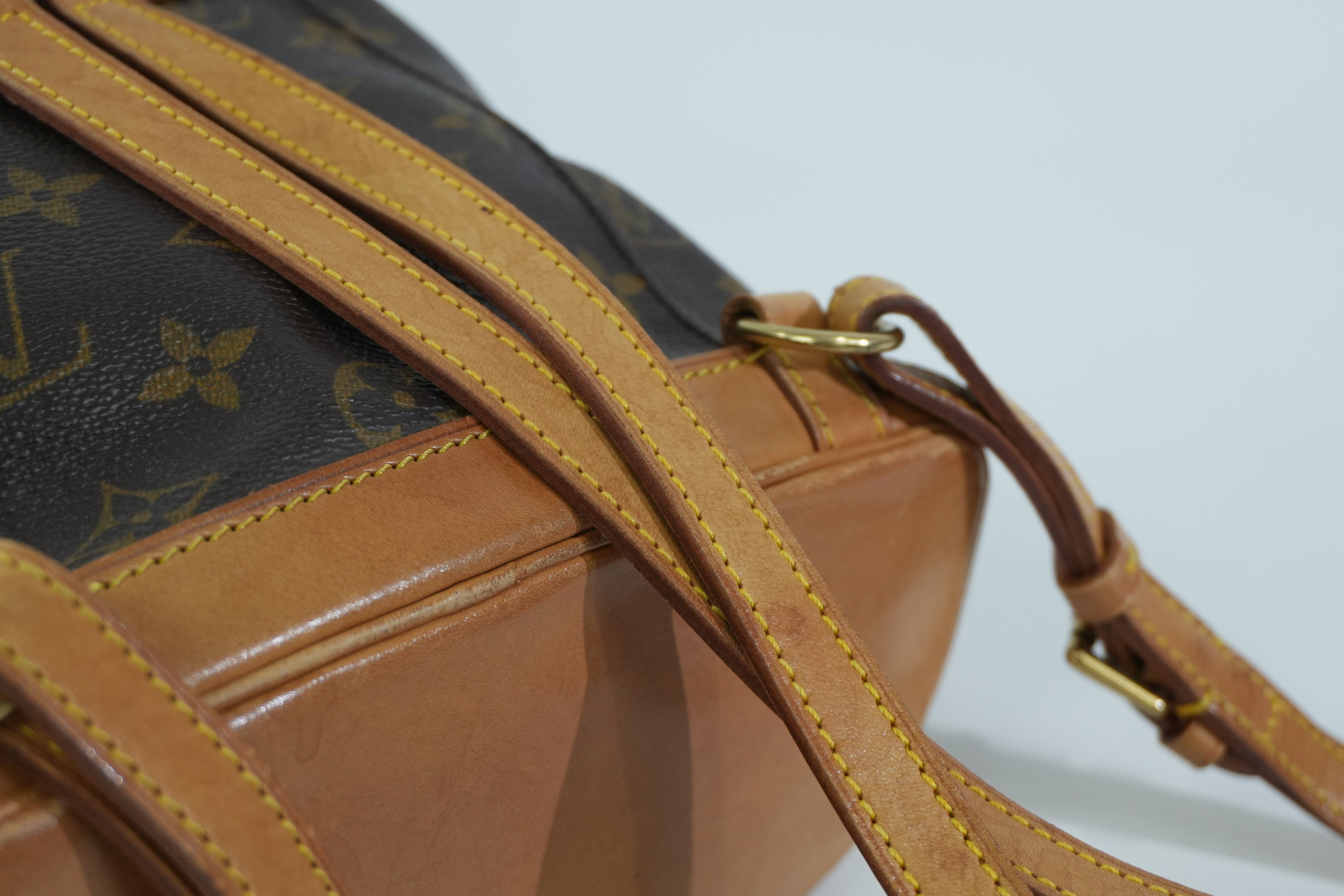 Pre-owned Louis Vuitton Monogram Montsouris PM Backpack