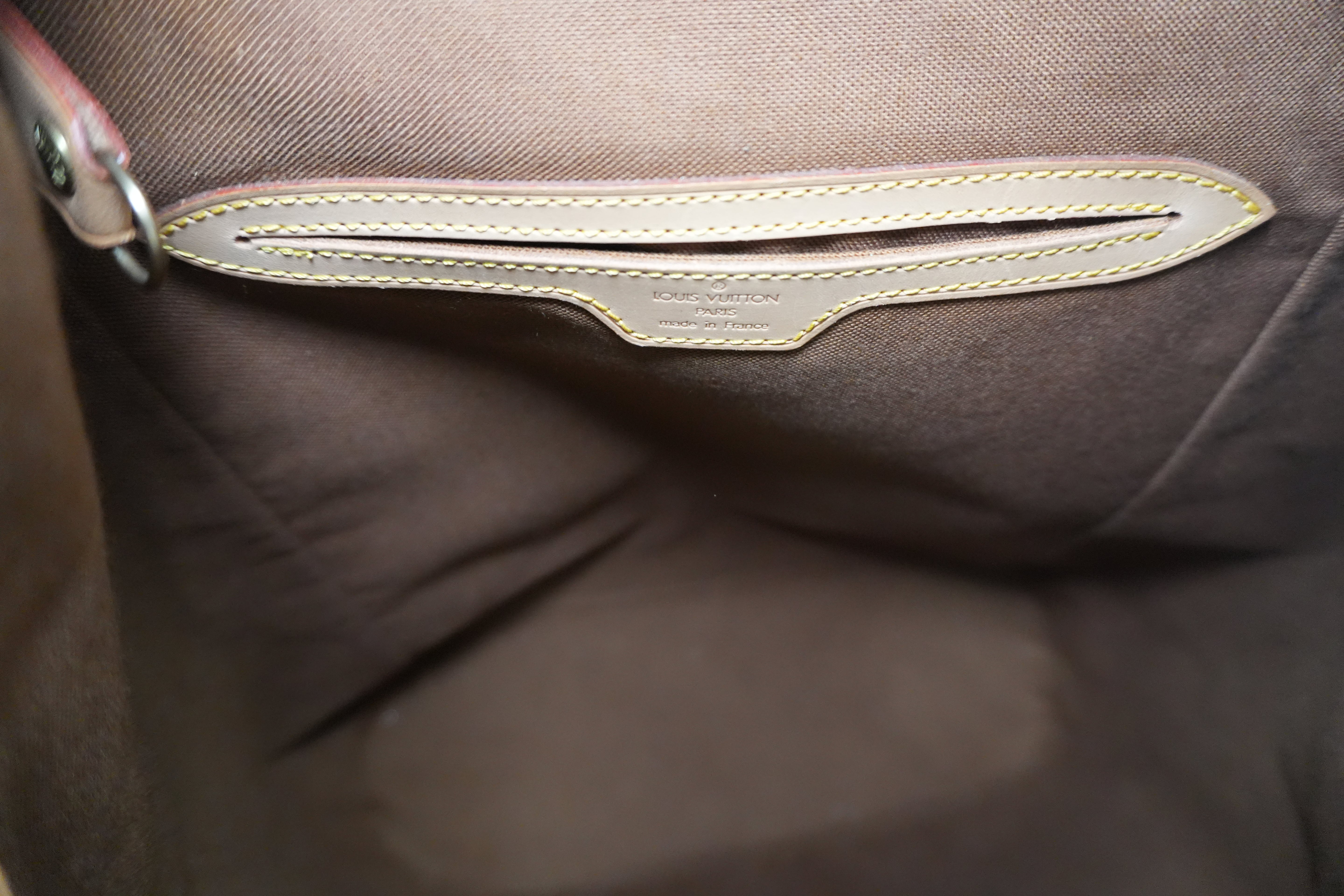 Pre-owned Louis Vuitton Monogram Montsouris GM Backpack Used