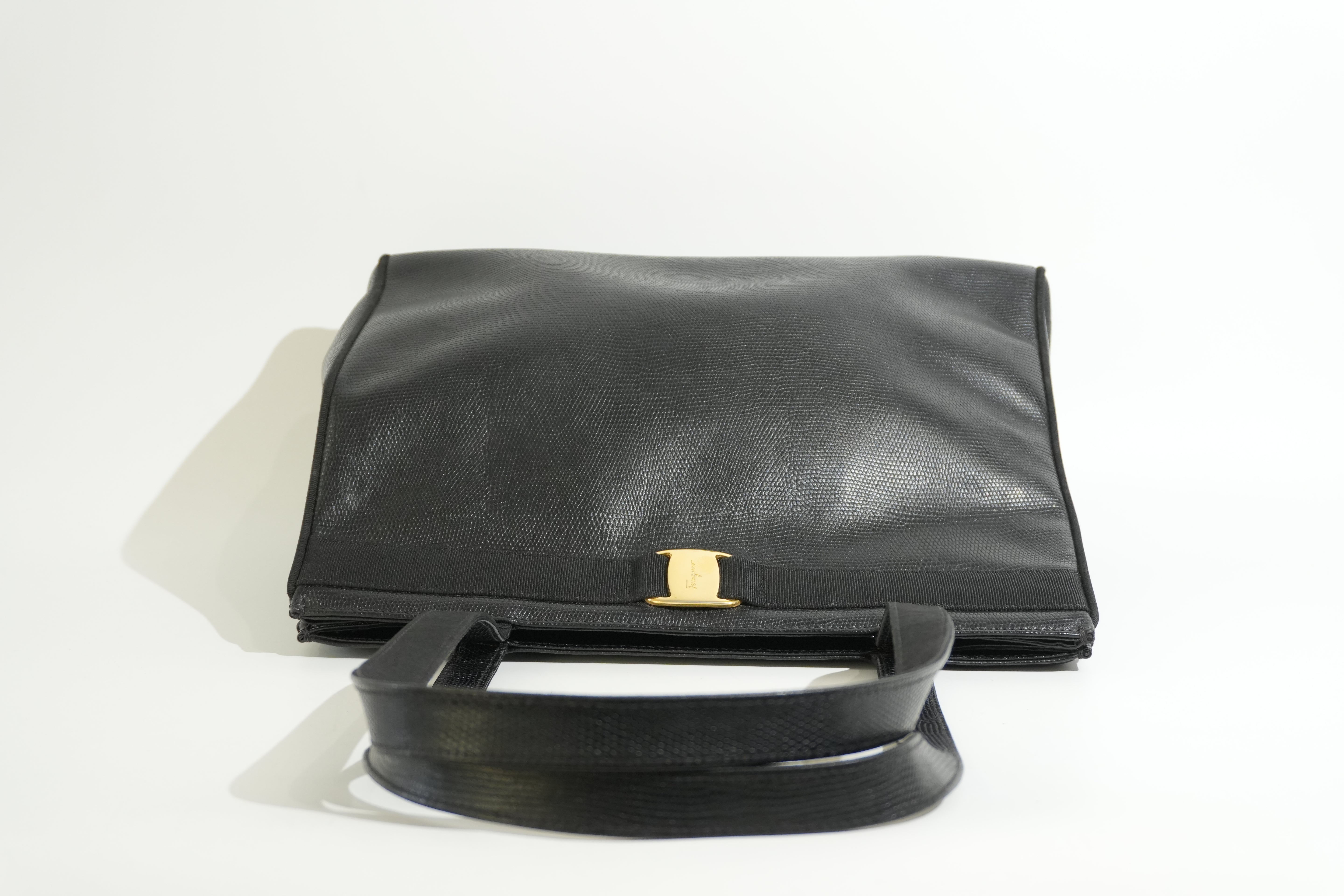Pre-owned Ferragamo Tote Bag Black