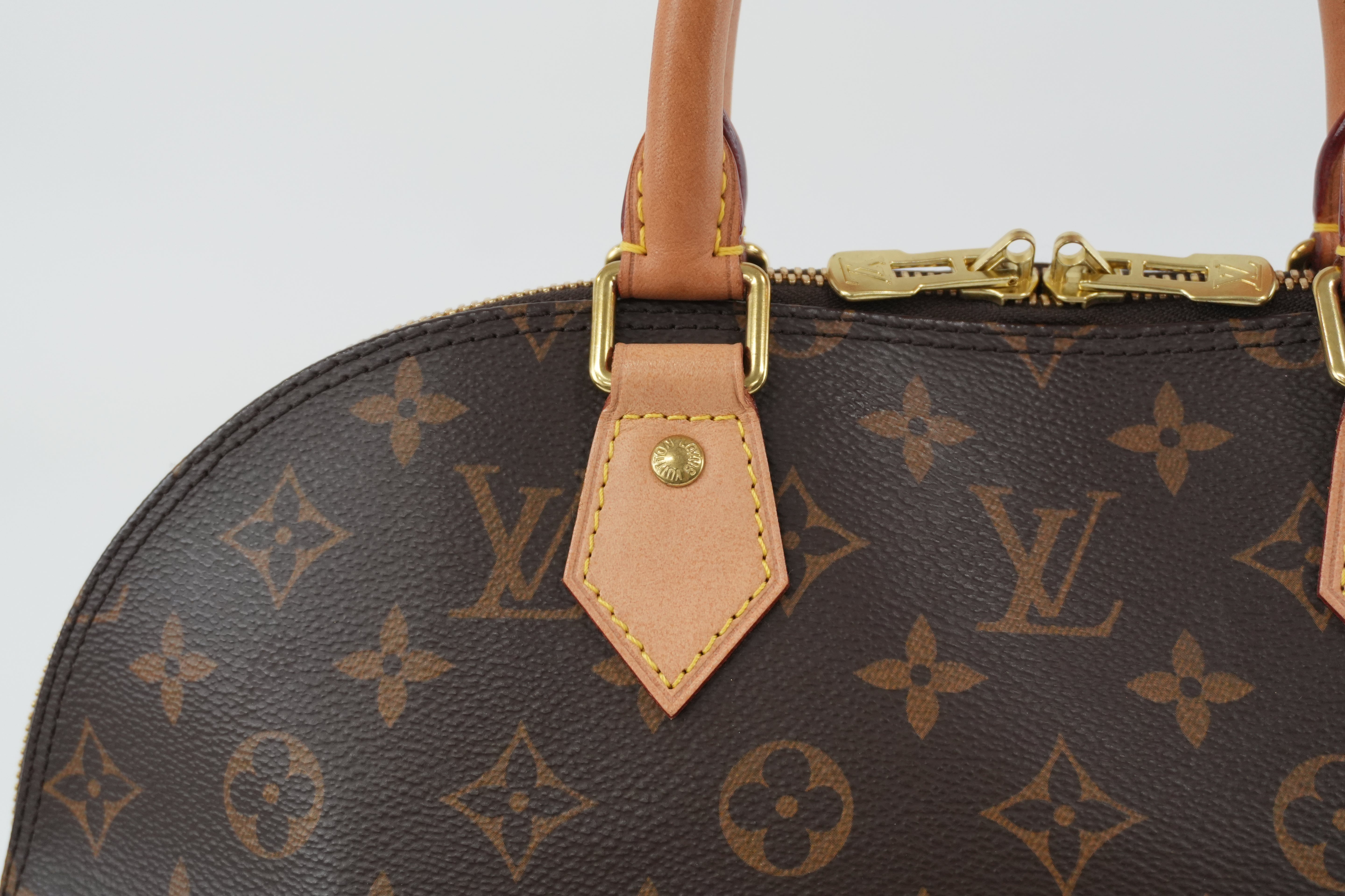 Louis Vuitton Monogram Alma PM Handbag Used