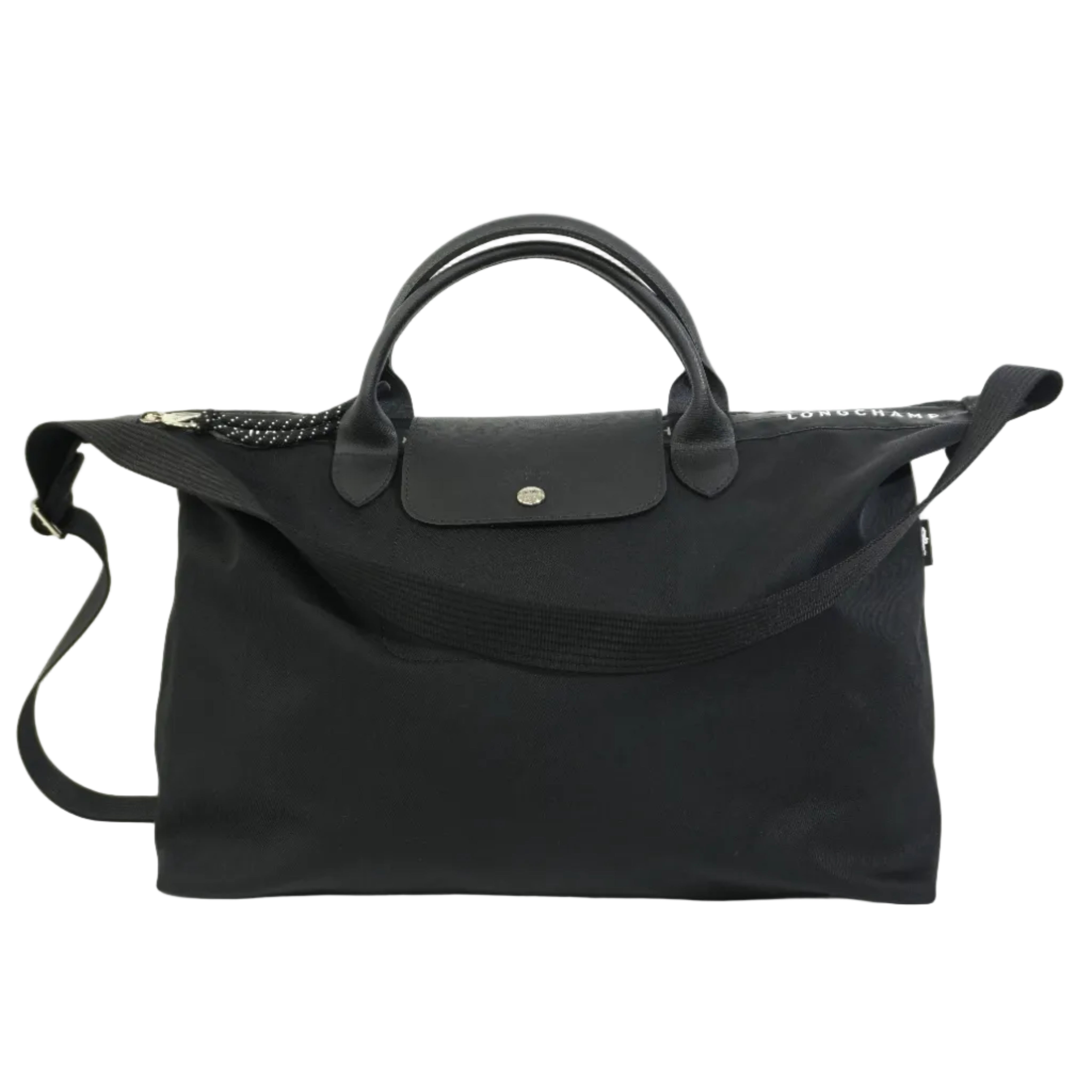 Pre-owned Longchamp Two Way Shoulder Bag Black