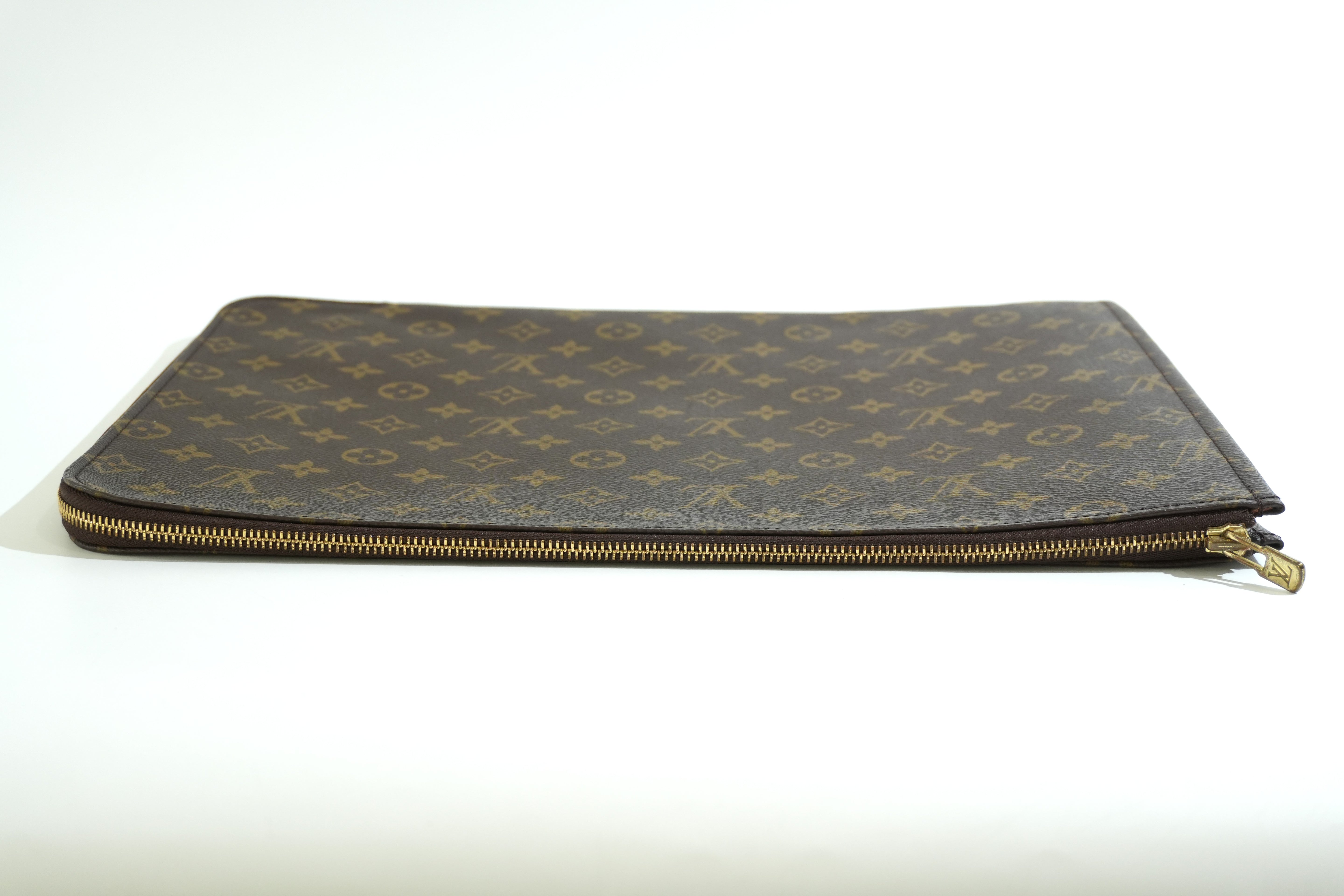 Pre-owned Louis Vuitton Monogram Porte Documents