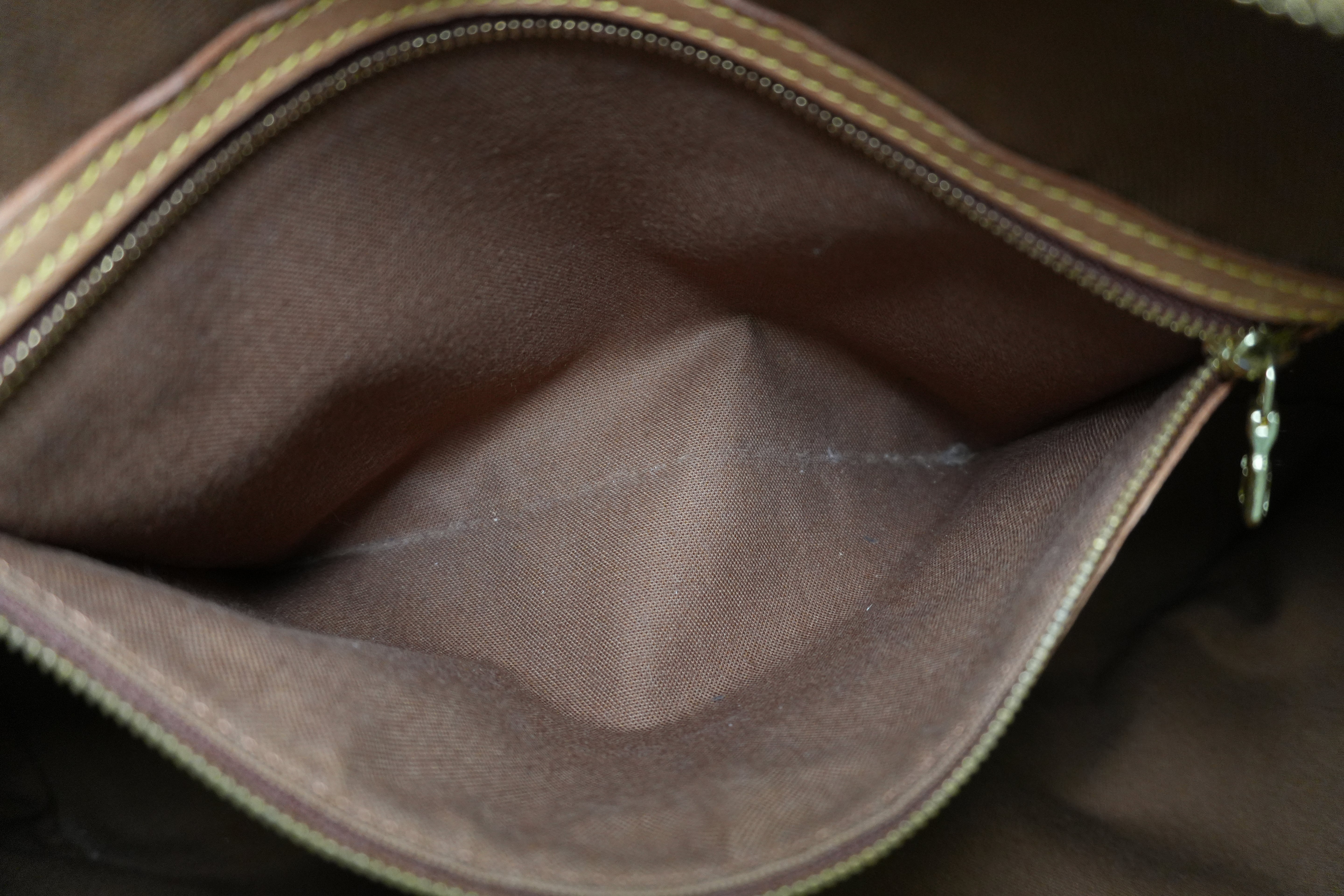 Pre-owned Louis Vuitton Damier Ebene Centenaire Columbine Shoulder Tote Bag