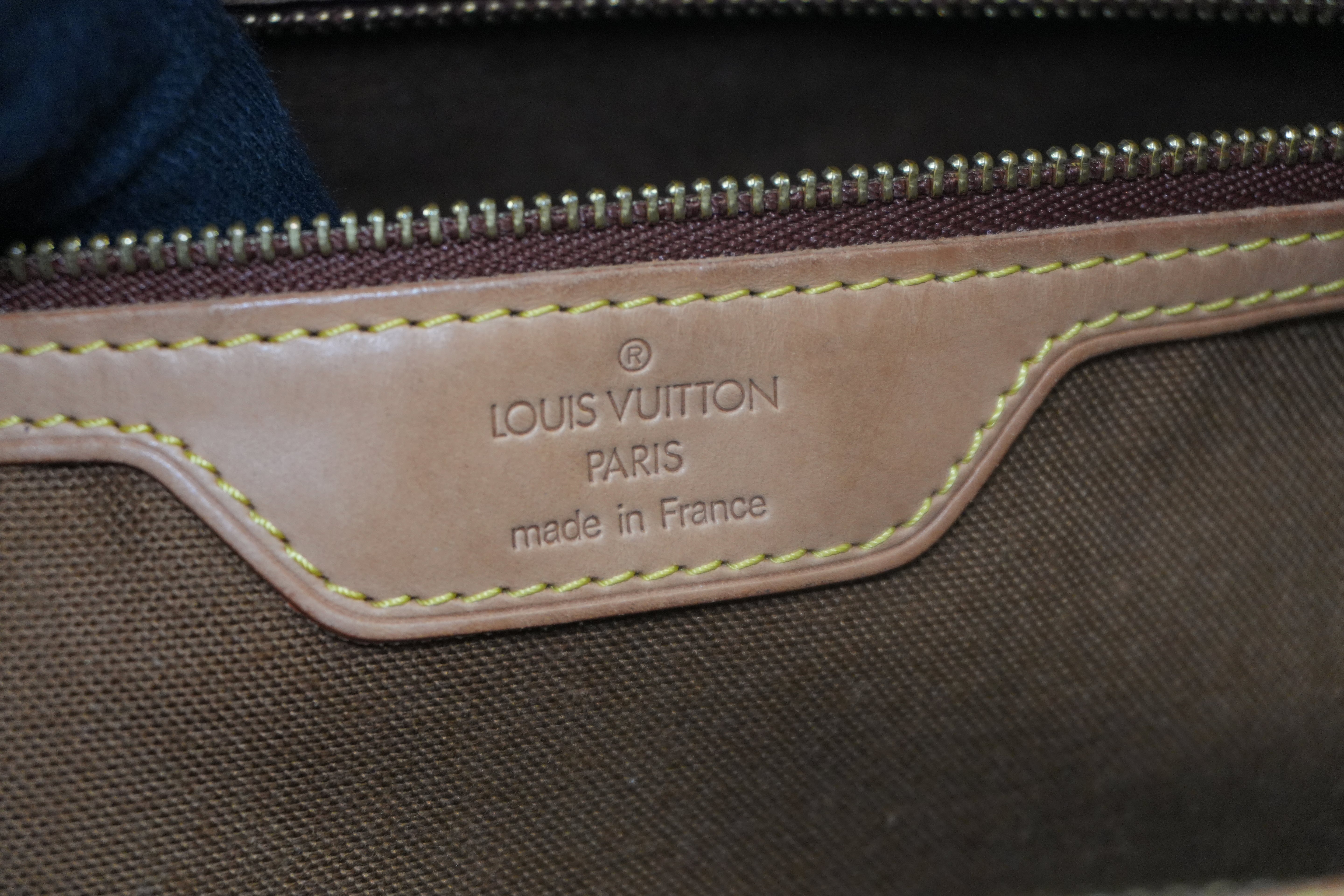 Pre-owned Louis Vuitton Damier Ebene Centenaire Columbine Shoulder Tote Bag