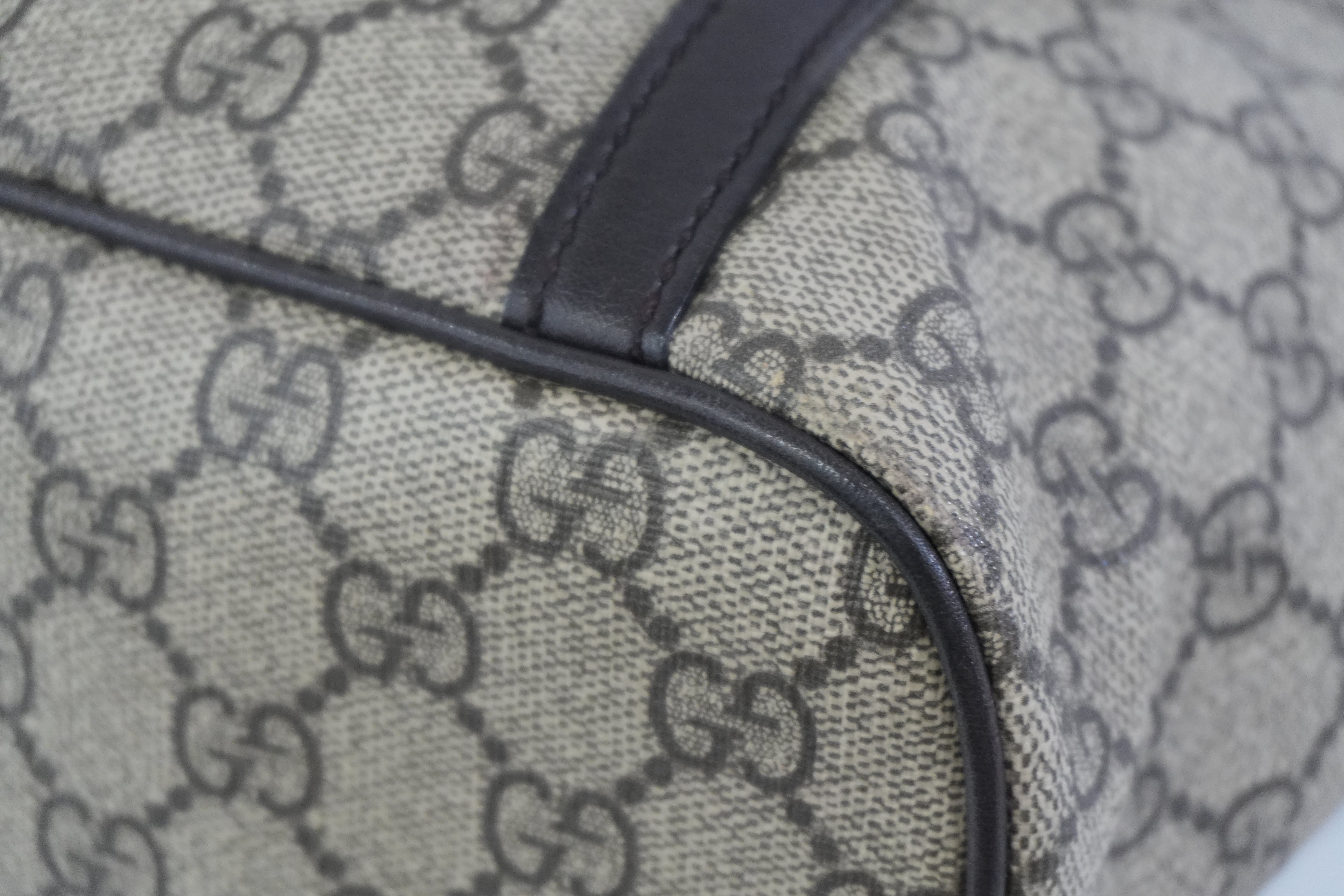 Pre-owned Gucci Guccisima Two Way Shoulder Bag Brown