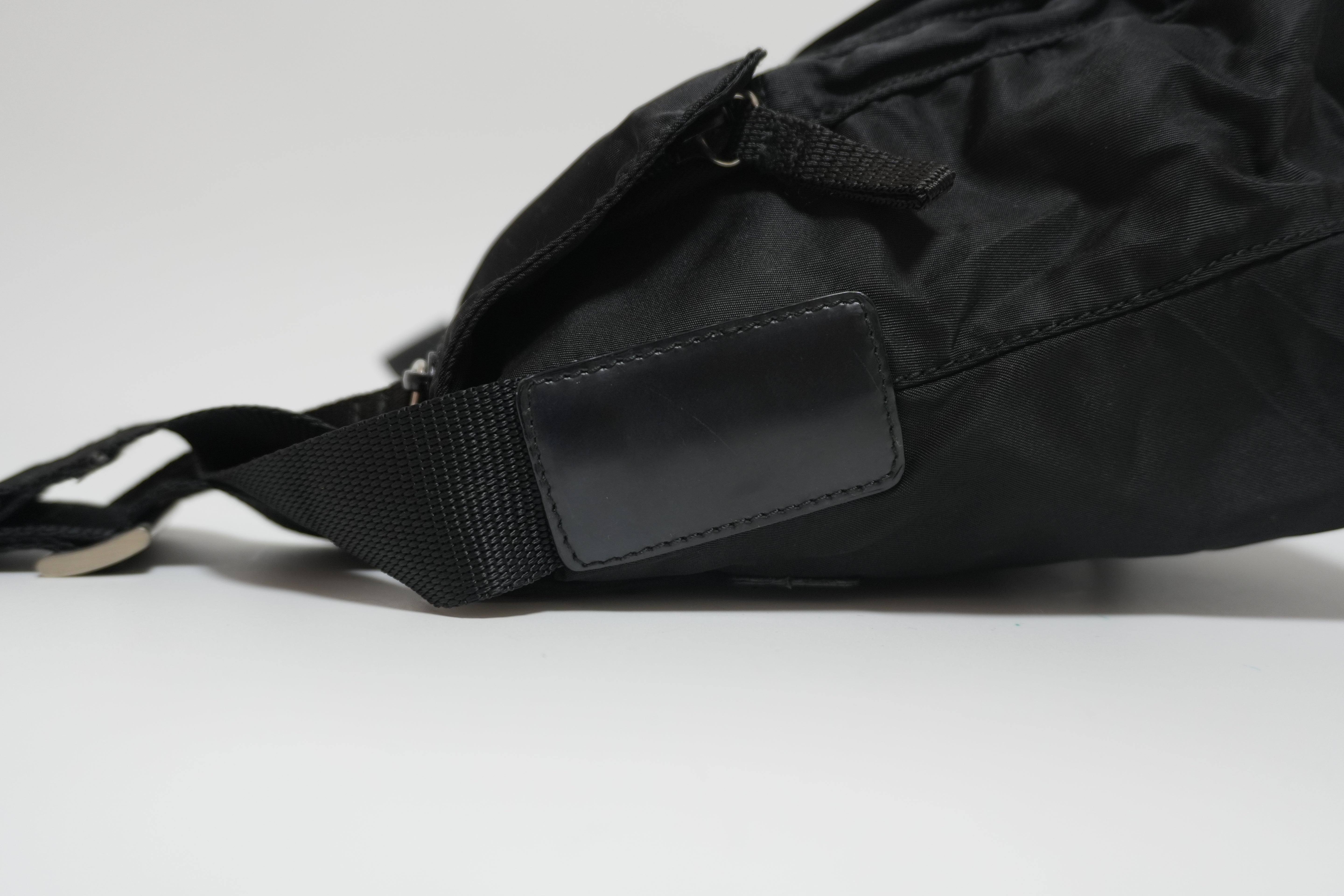 Prada Nylon Shoulder Bag Black Used