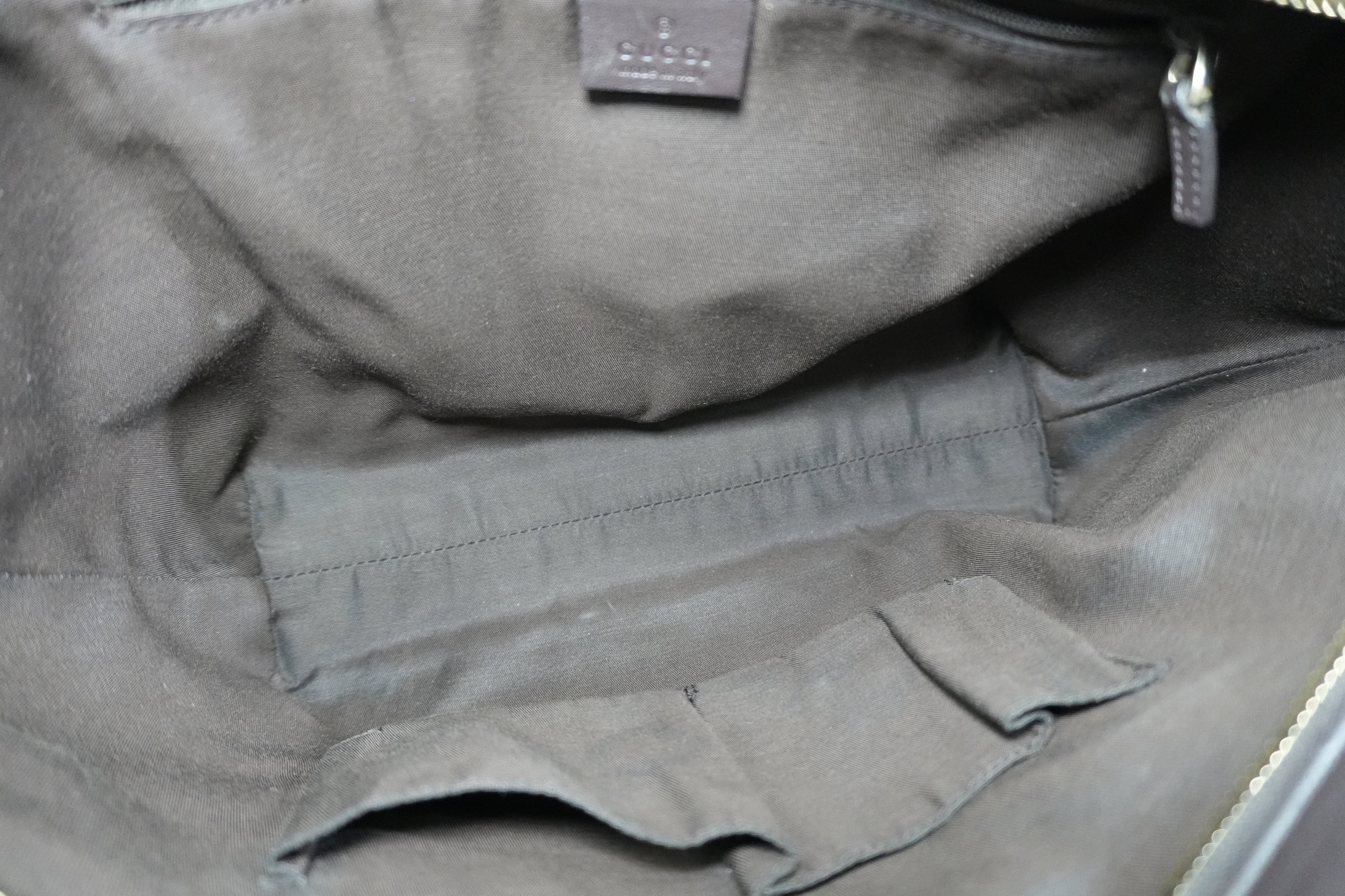 Pre-owned Gucci Guccisima Two Way Shoulder Bag Brown