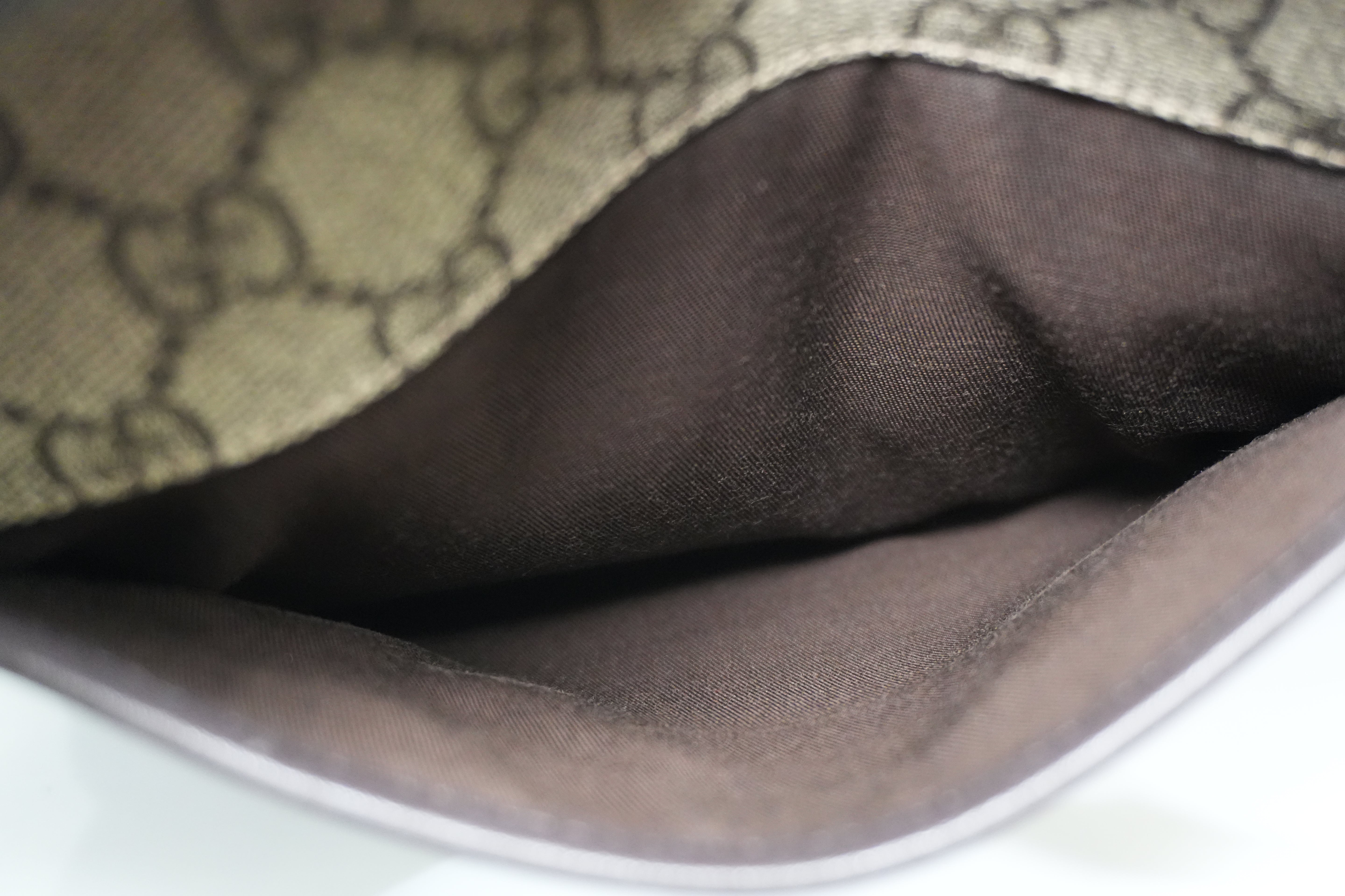 Pre-owned Gucci Guccisima Two Way Shoulder Bag Brown