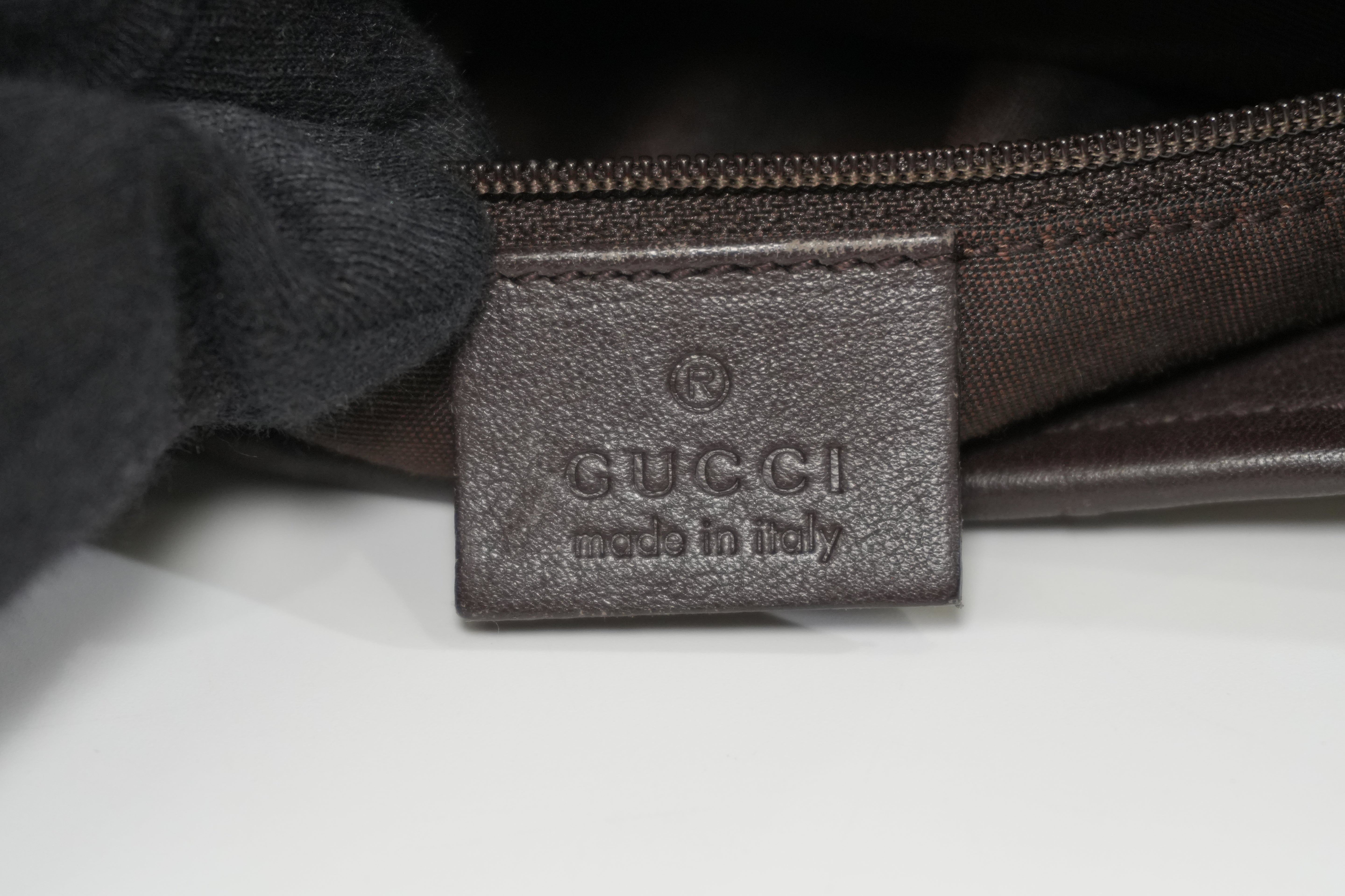 Pre-owned Gucci Guccisima Two Way Shoulder Bag Brown