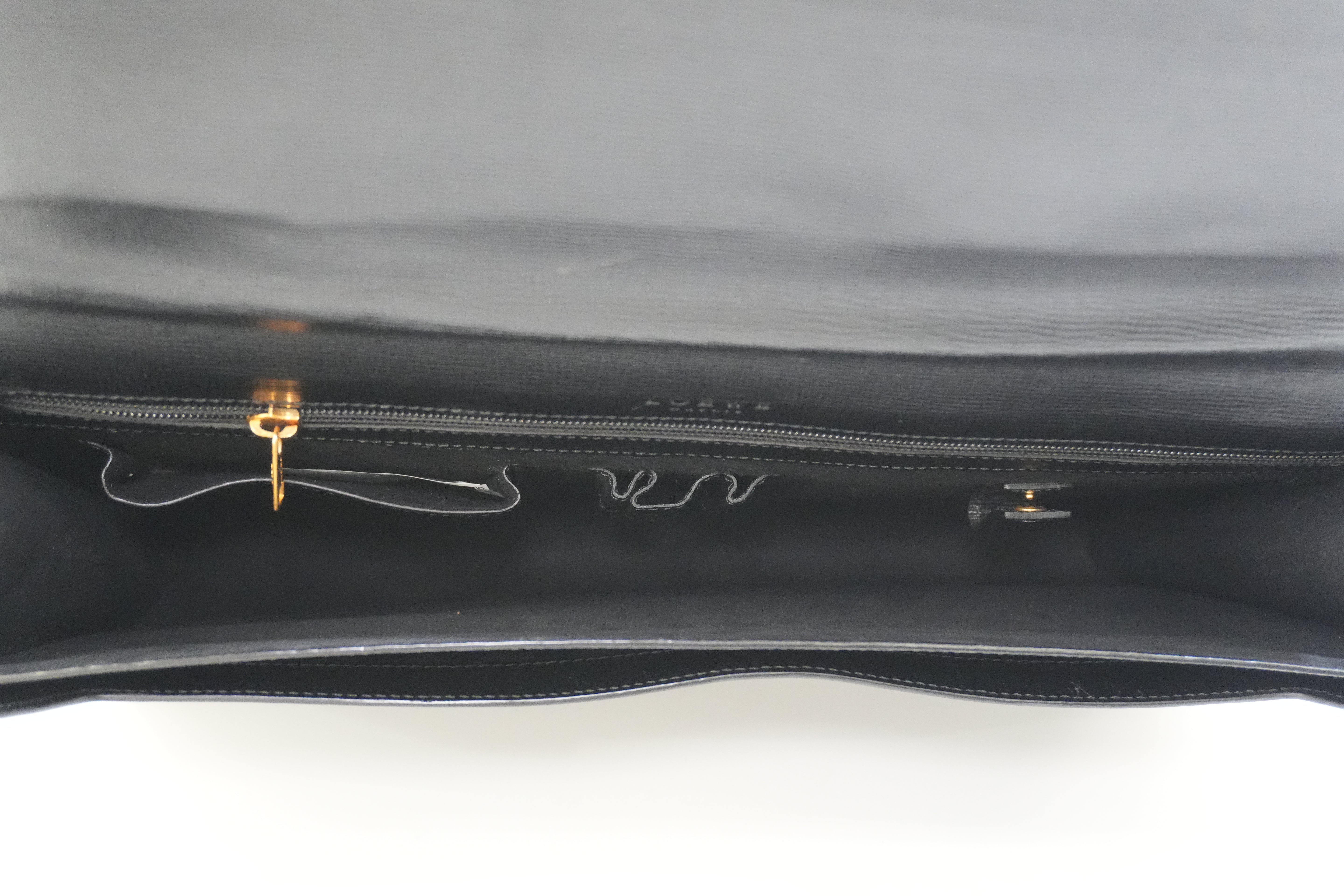 Pre-owned Loewe Leather Briefcase Handbag Black
