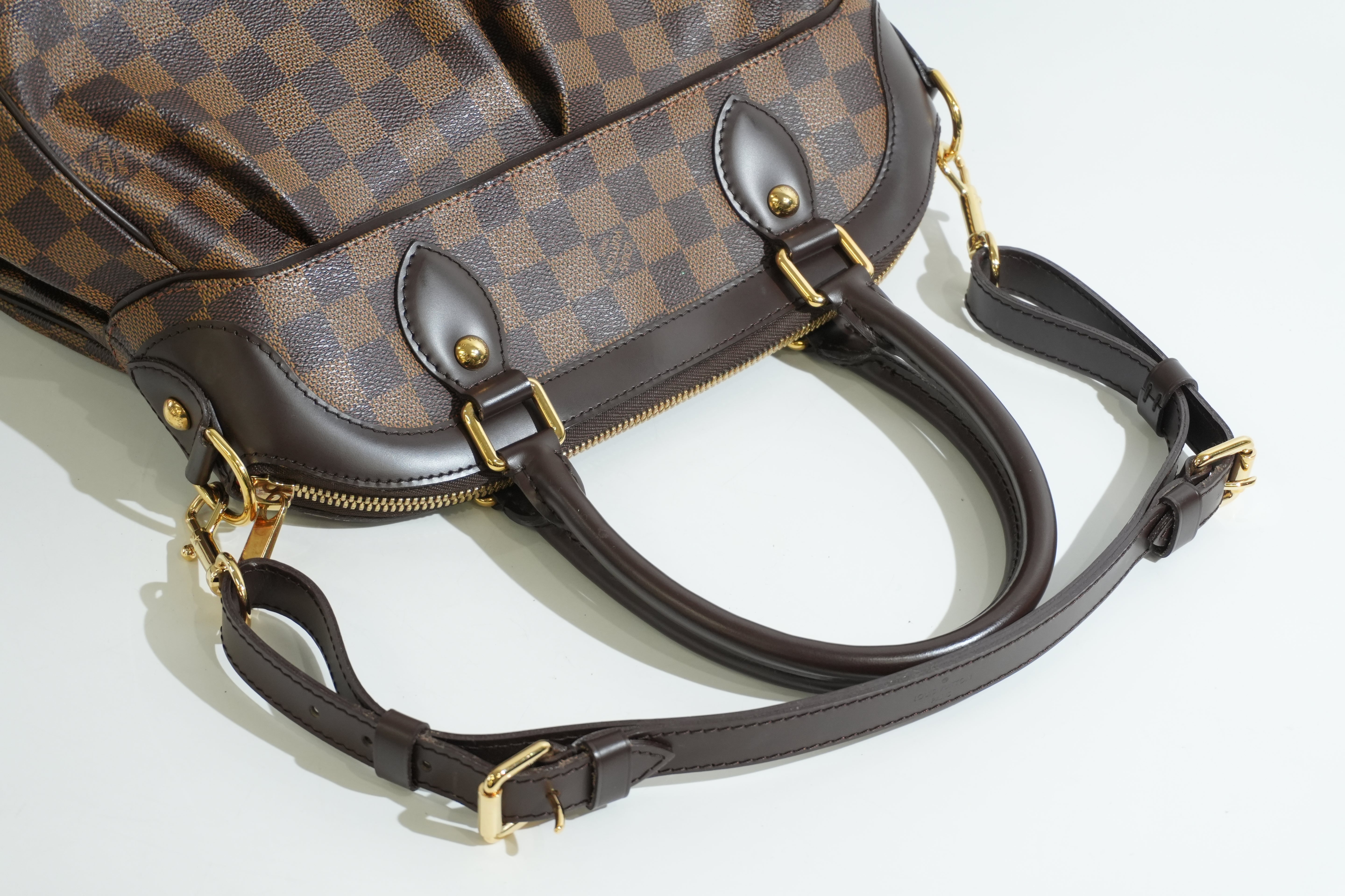 Pre-owned Louis Vuitton Damier Ebene Two Way Trevi PM Shoulder Bag