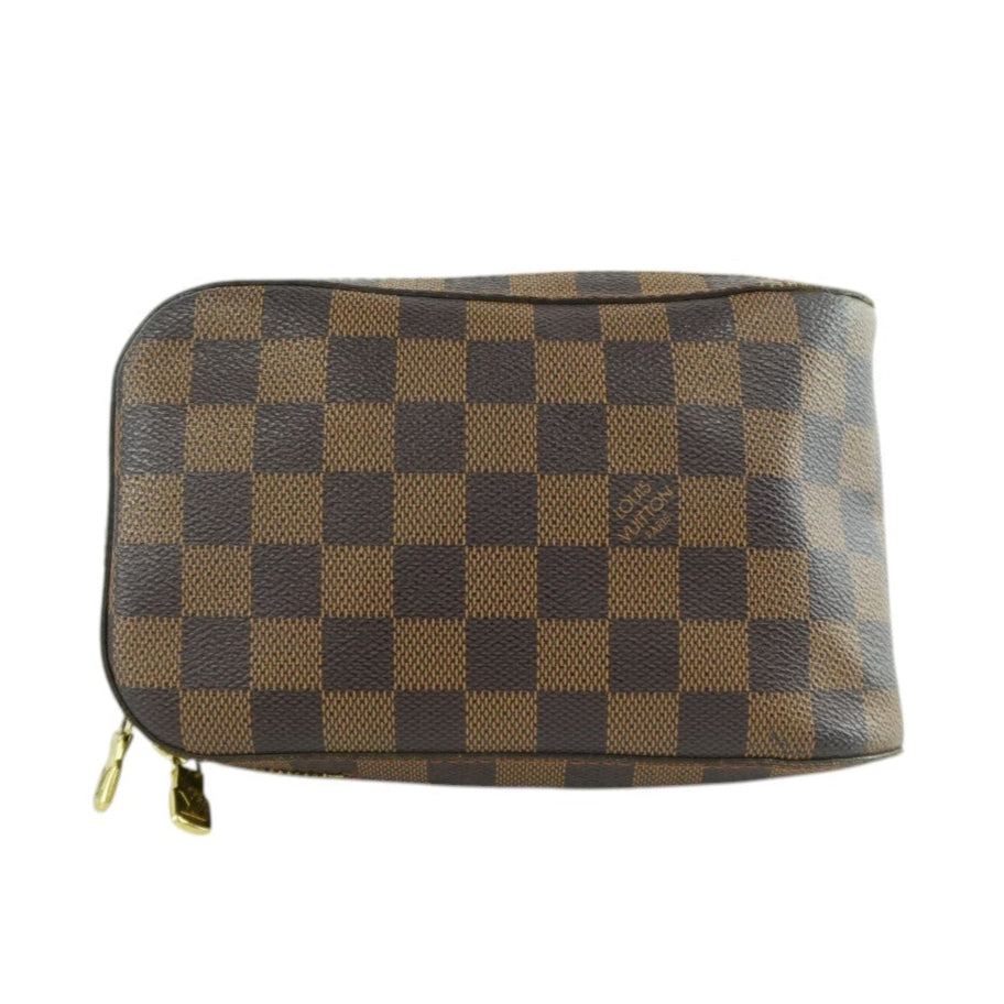 Pre-owned Louis Vuitton Damier Ebene Geronimo Body Bag Used