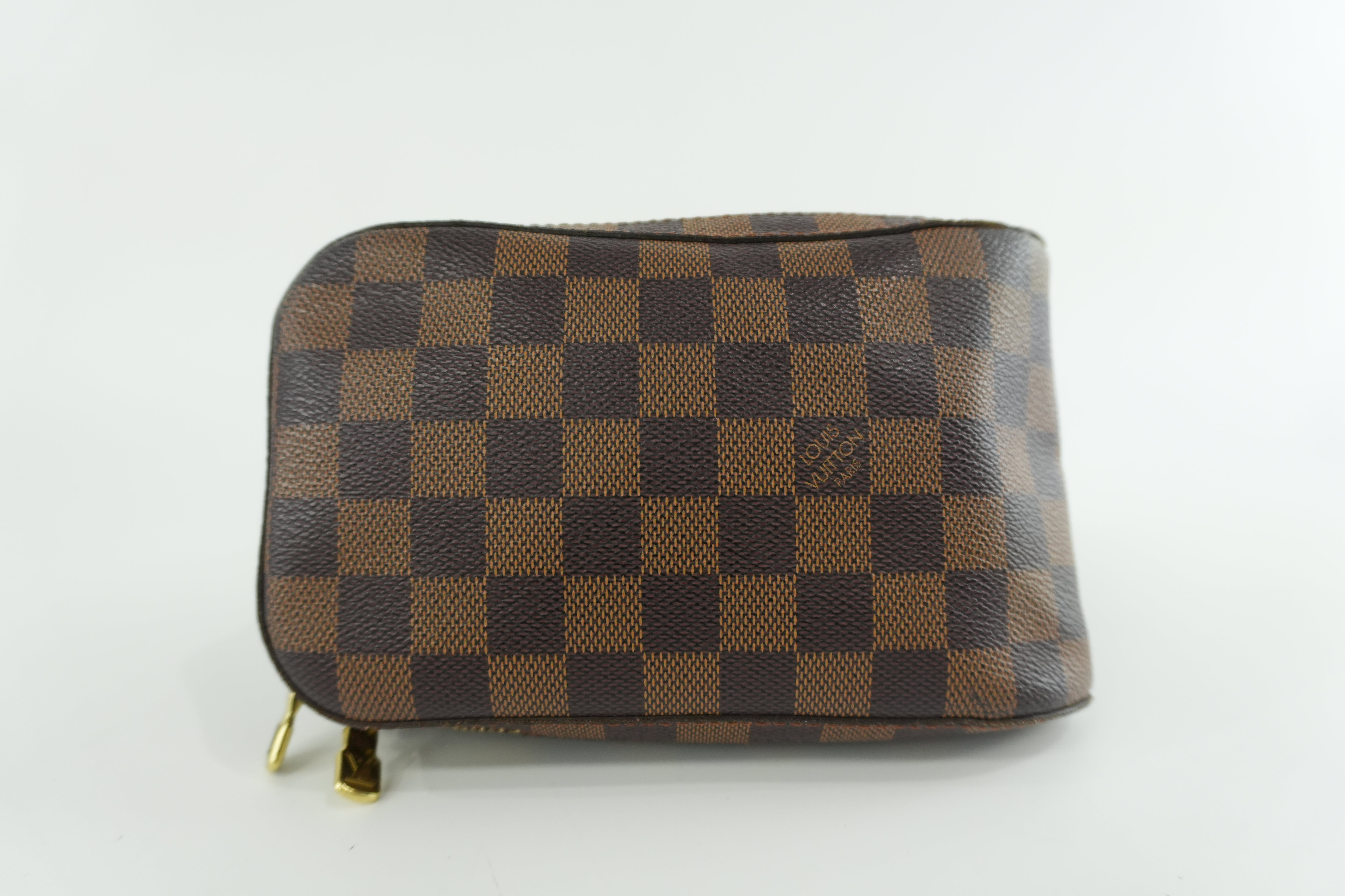 Pre-owned Louis Vuitton Damier Ebene Geronimo Body Bag Used