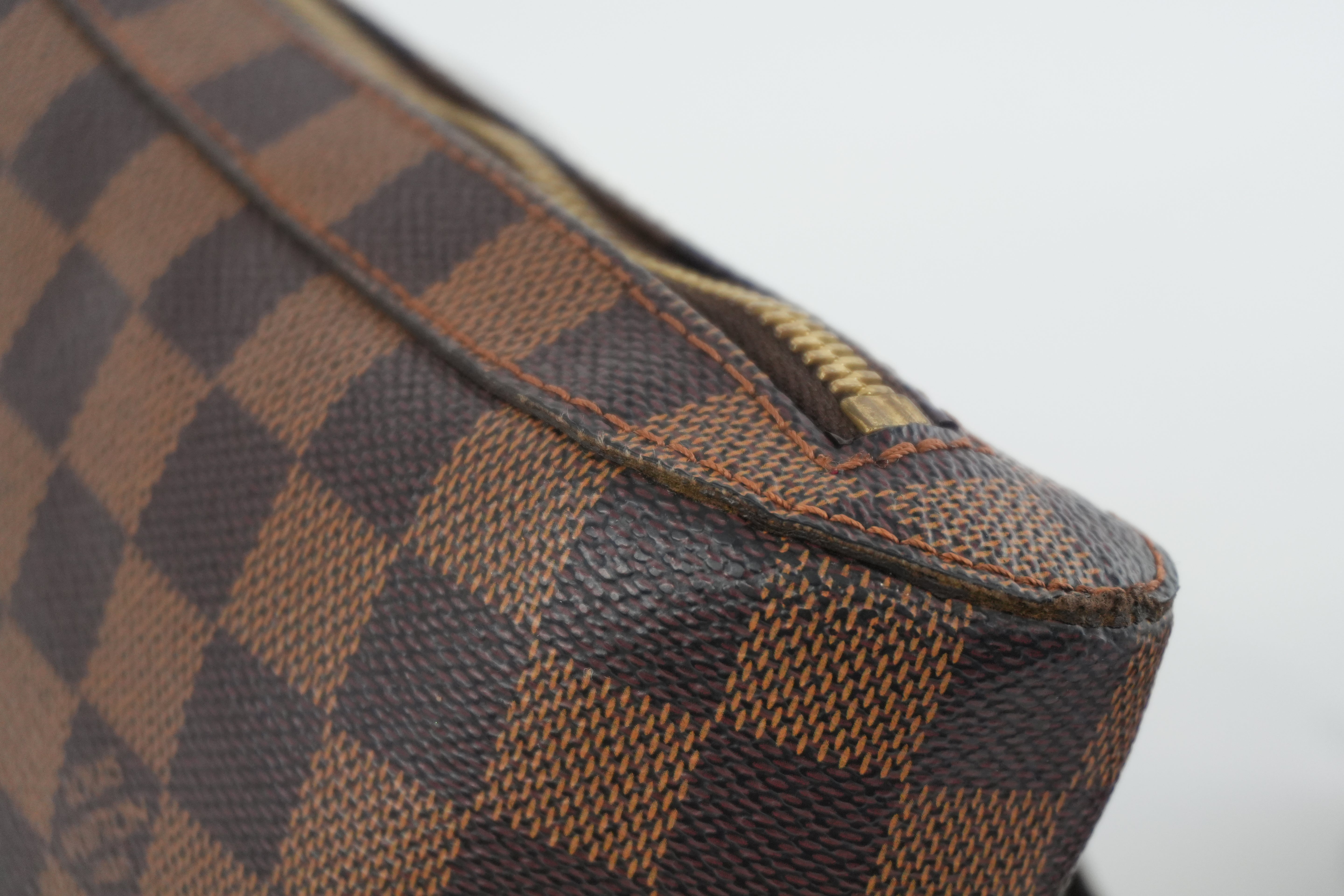Pre-owned Louis Vuitton Damier Ebene Geronimo Body Bag Used