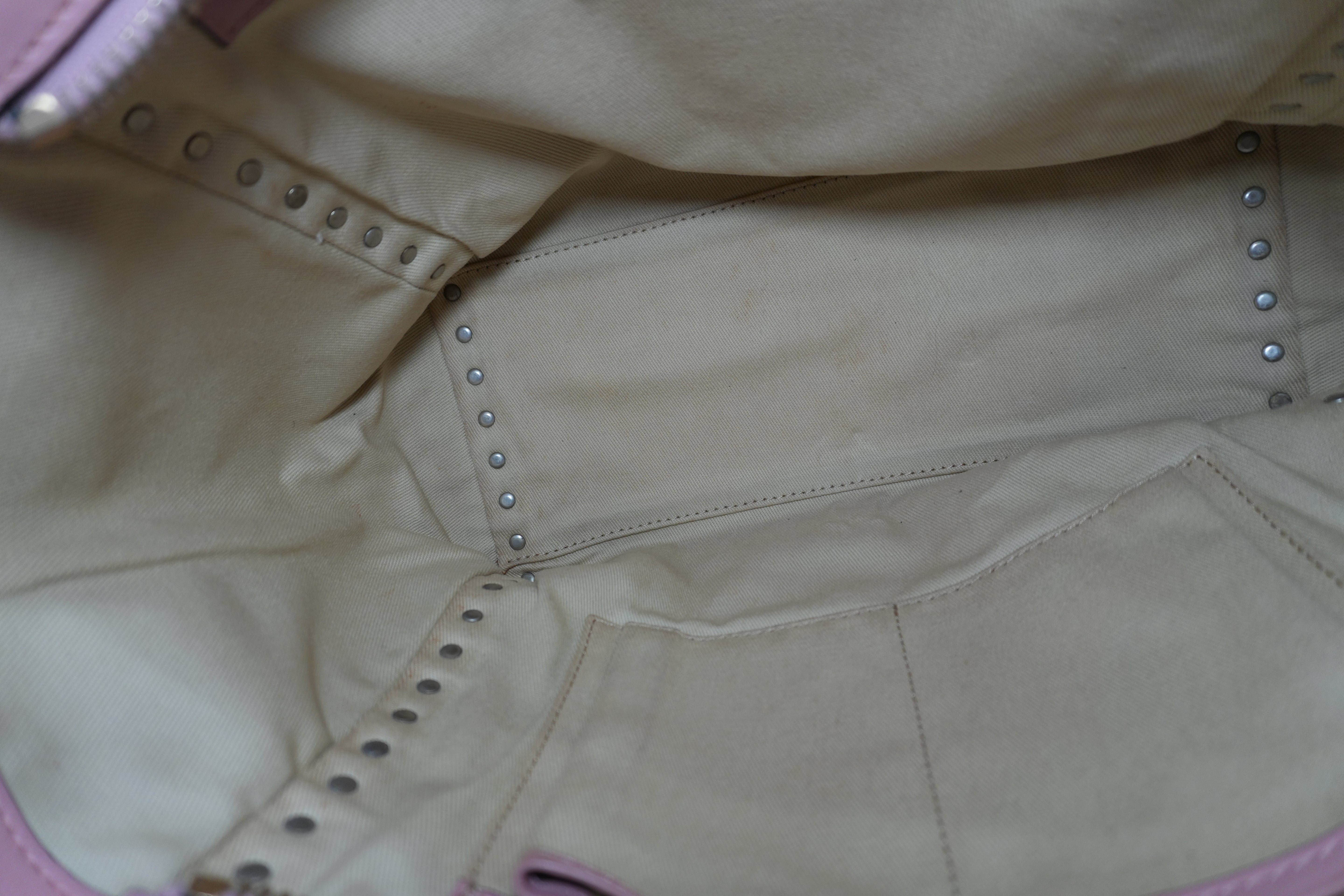 Pre-owned Valentino Two Way Studded Shoulder Bag Pink