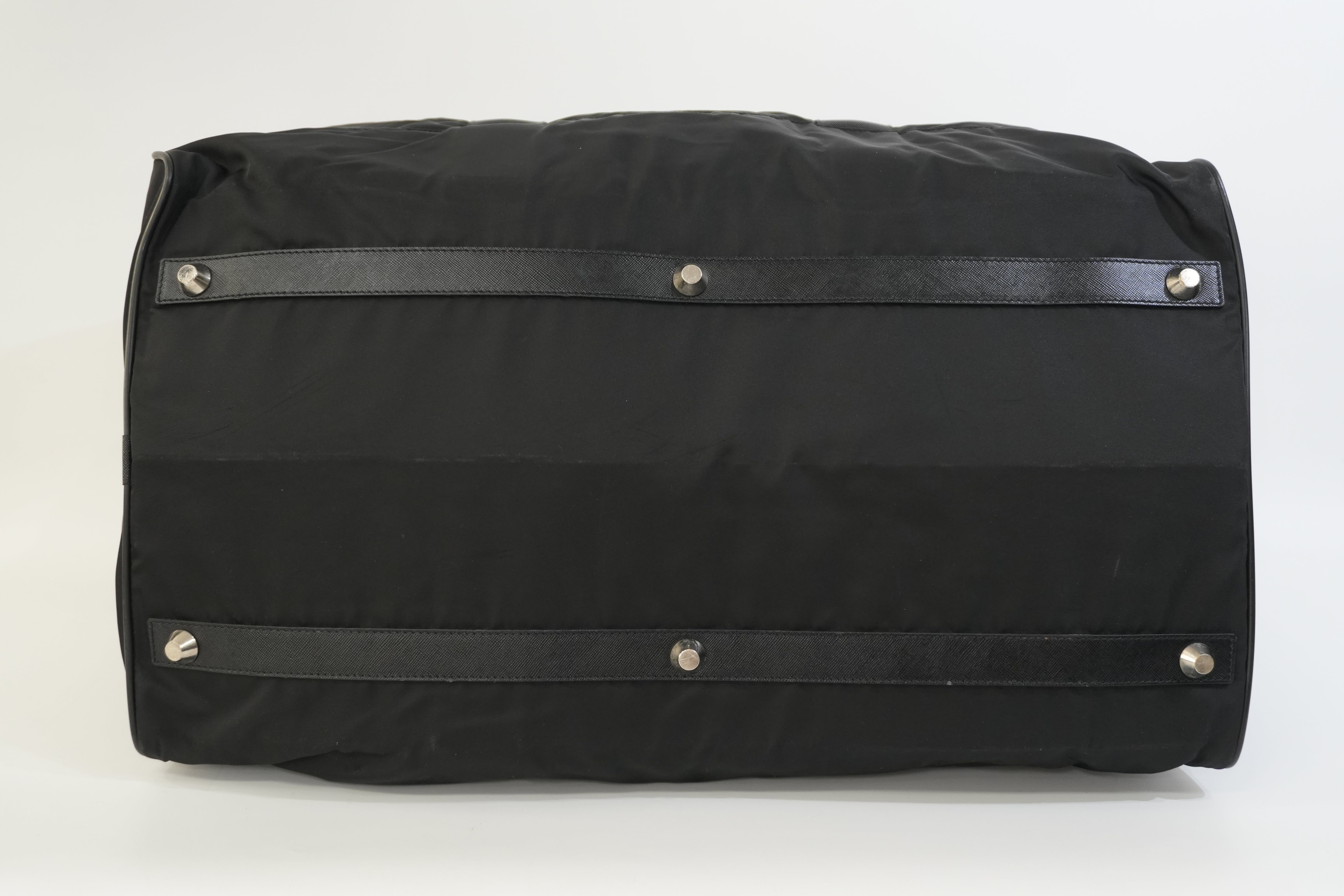 Pre-owned Prada Nylon Travel Bag Black