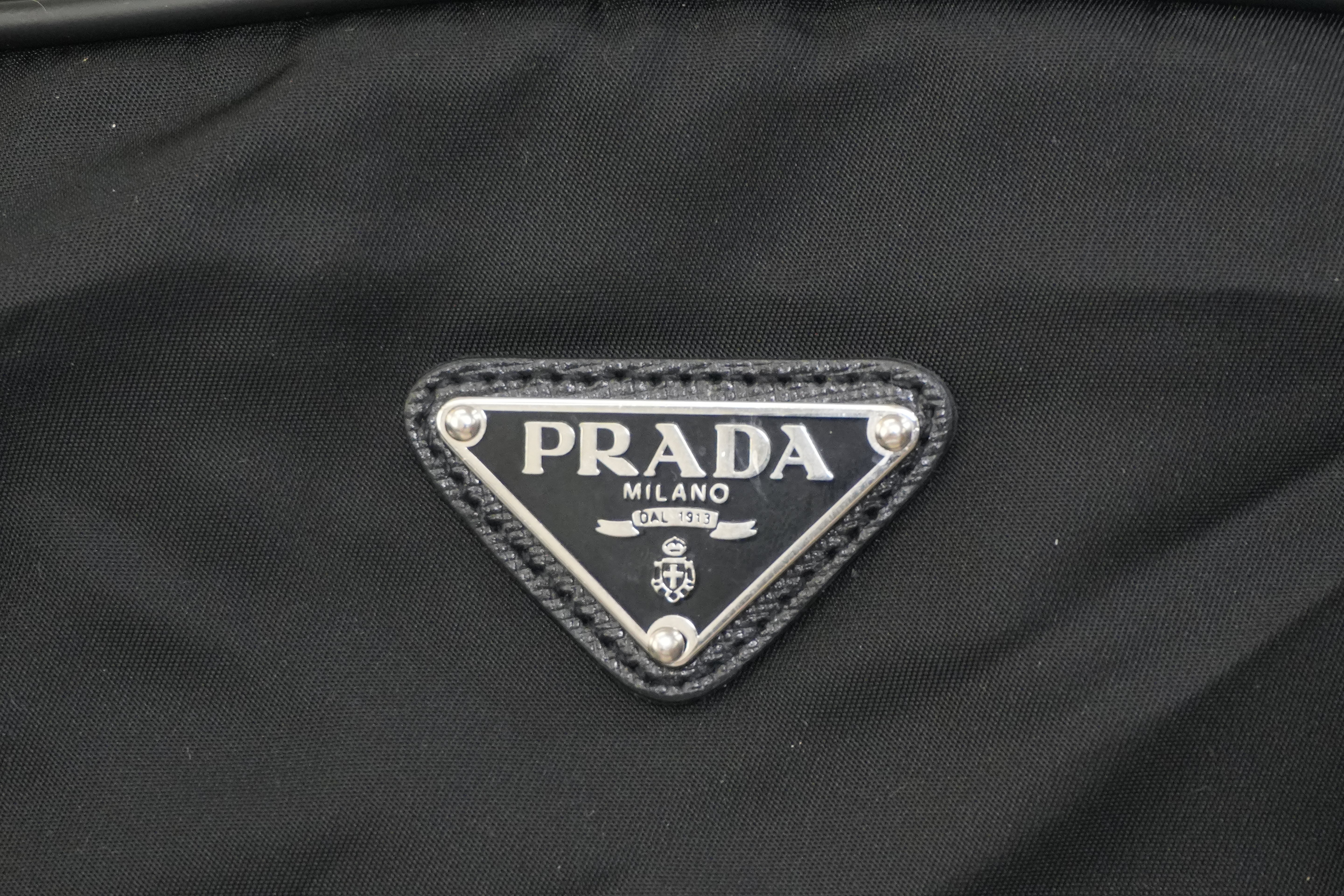 Pre-owned Prada Nylon Travel Bag Black