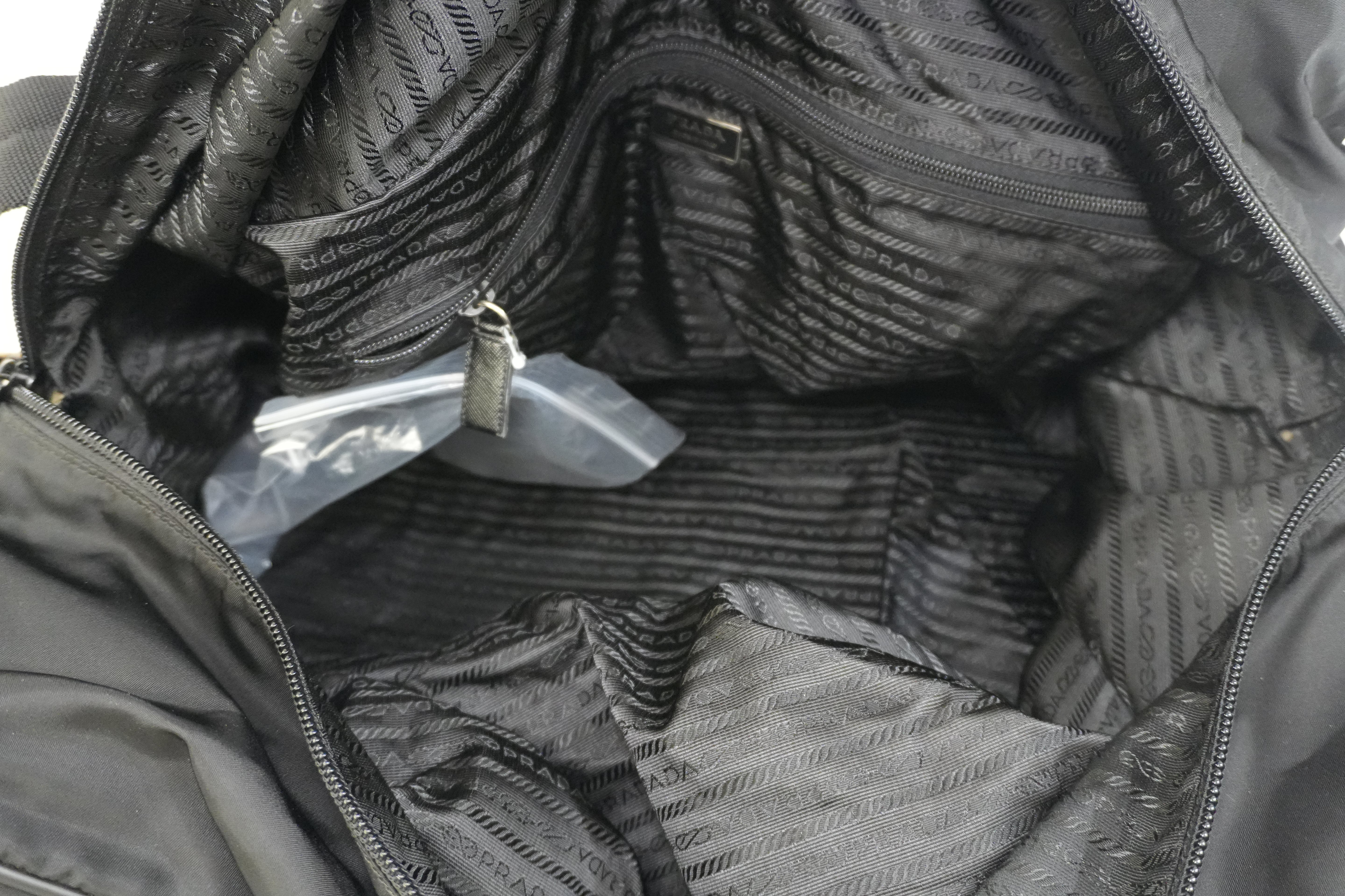 Pre-owned Prada Nylon Travel Bag Black