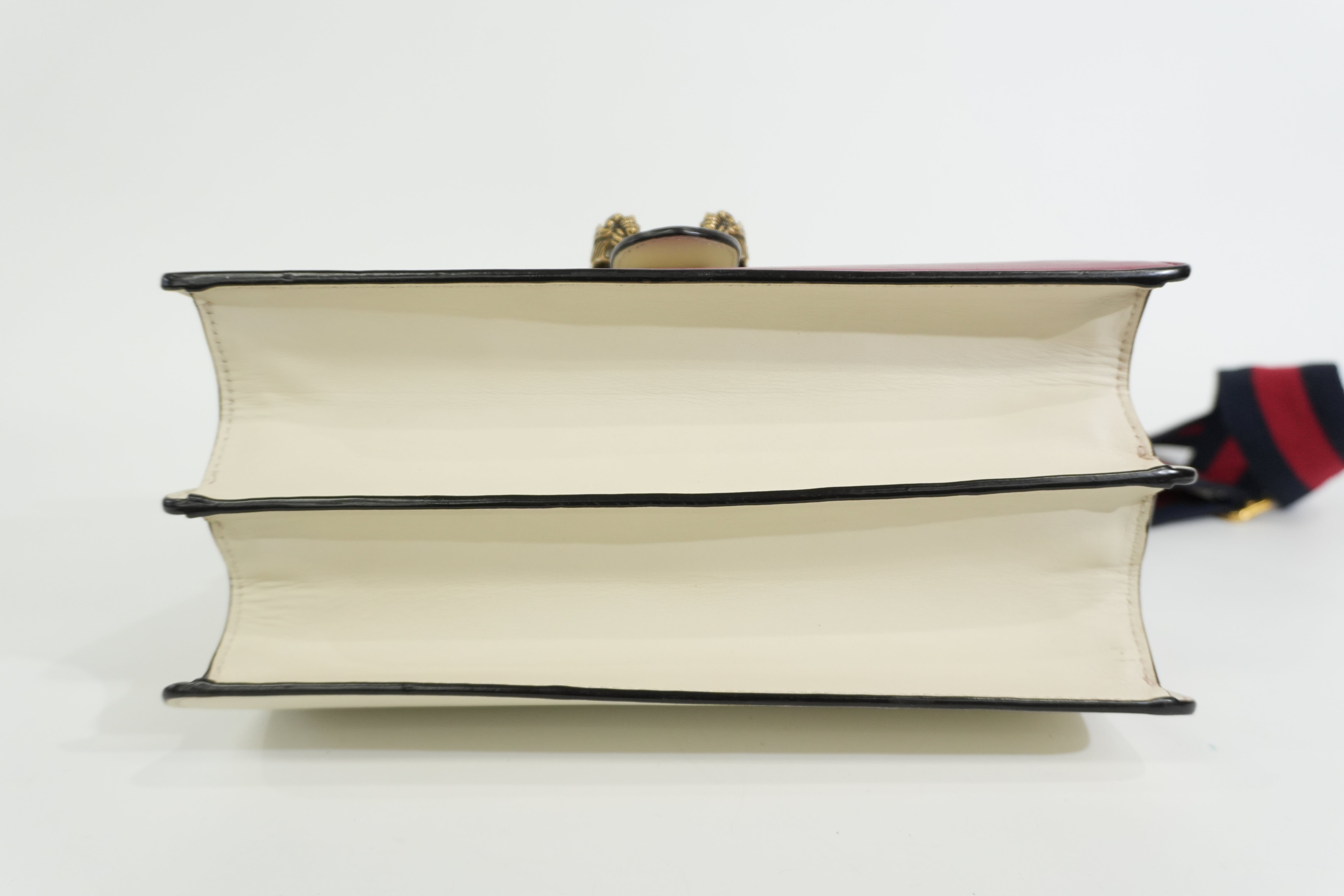 Pre-owned Gucci Two Way Dionysus Bamboo Shoulder Bag White