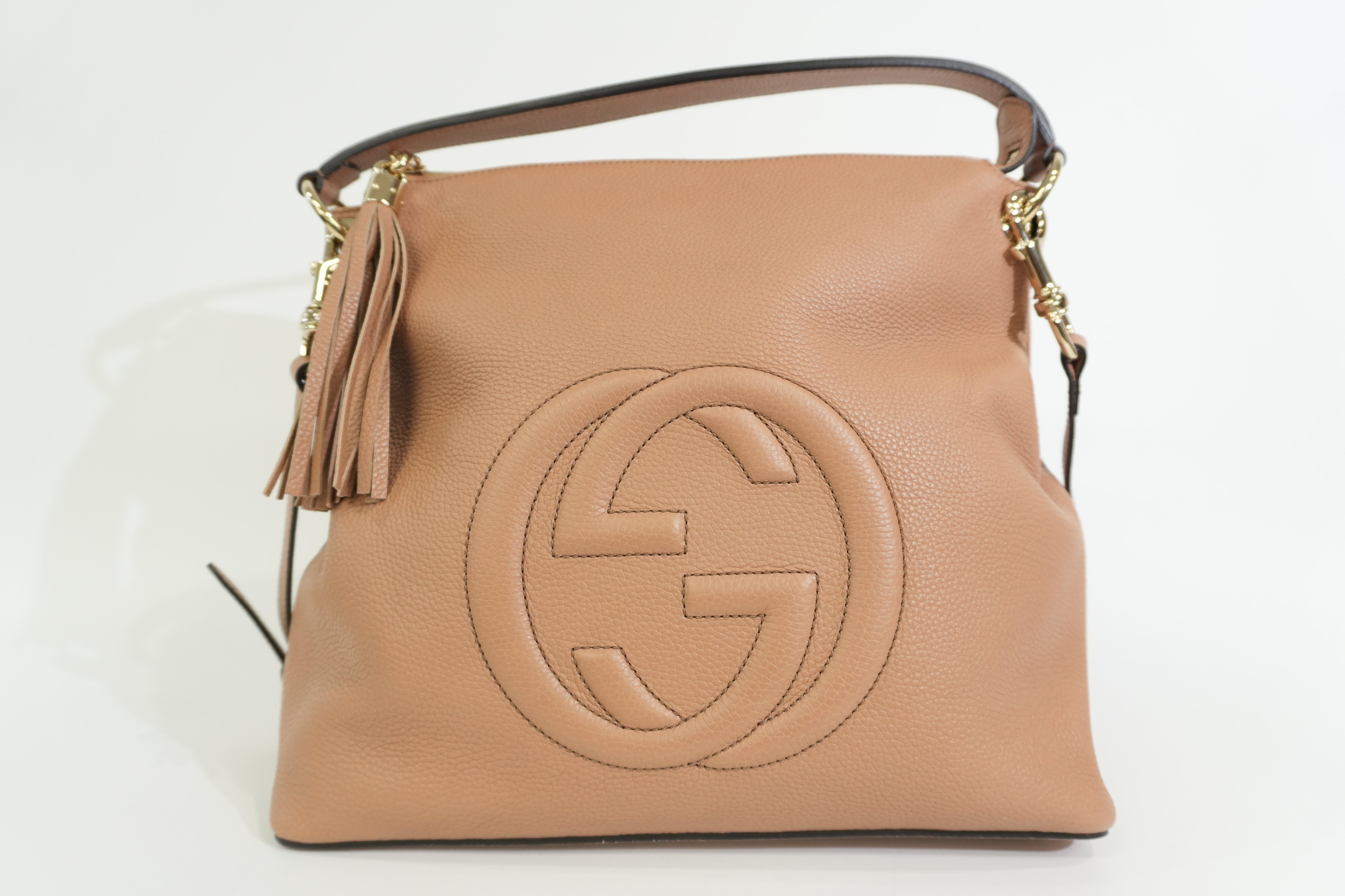 Pre-owned Gucci Soho Two Way Shoulder Bag Porcelain Rose