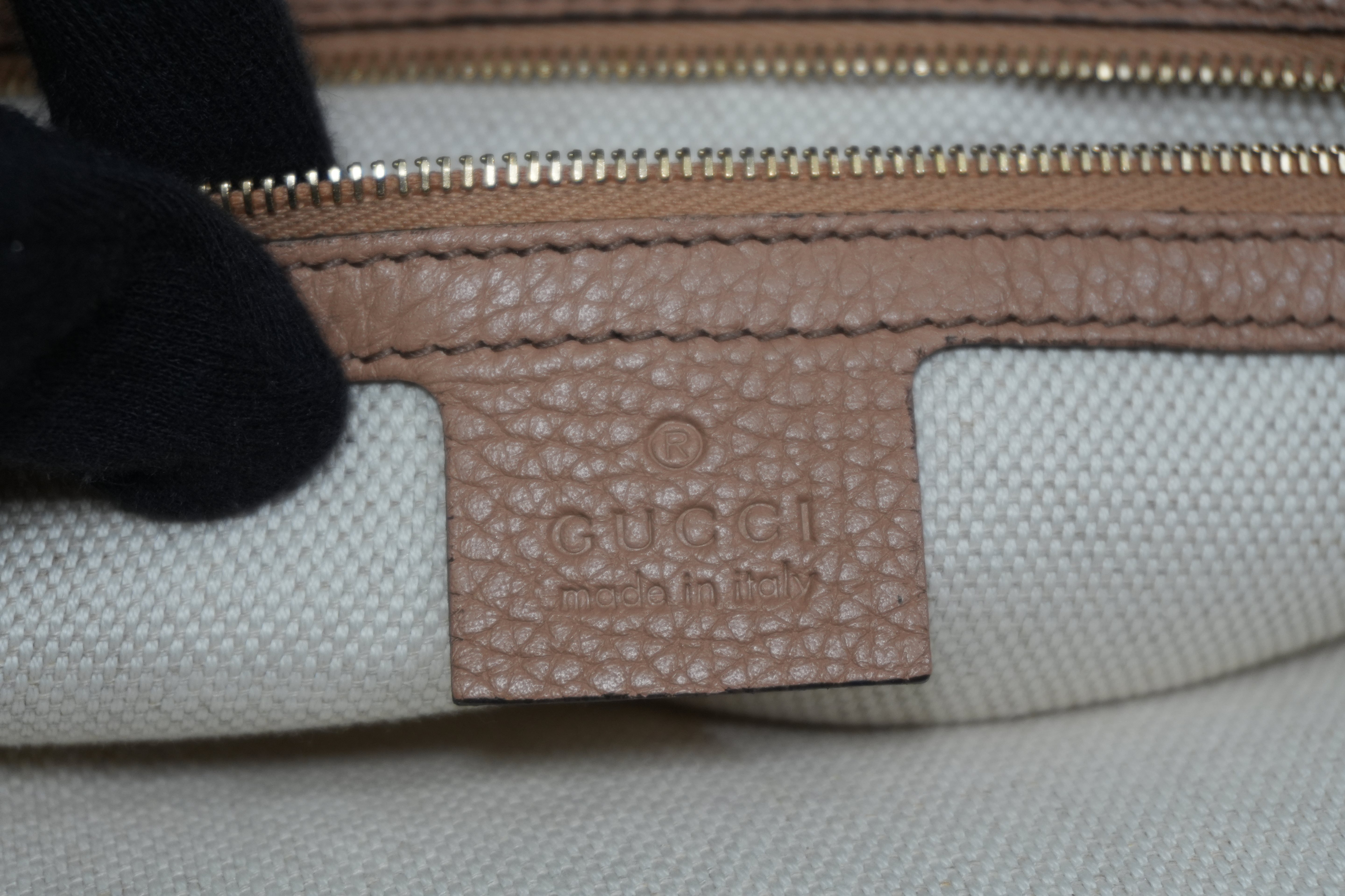 Pre-owned Gucci Soho Two Way Shoulder Bag Porcelain Rose