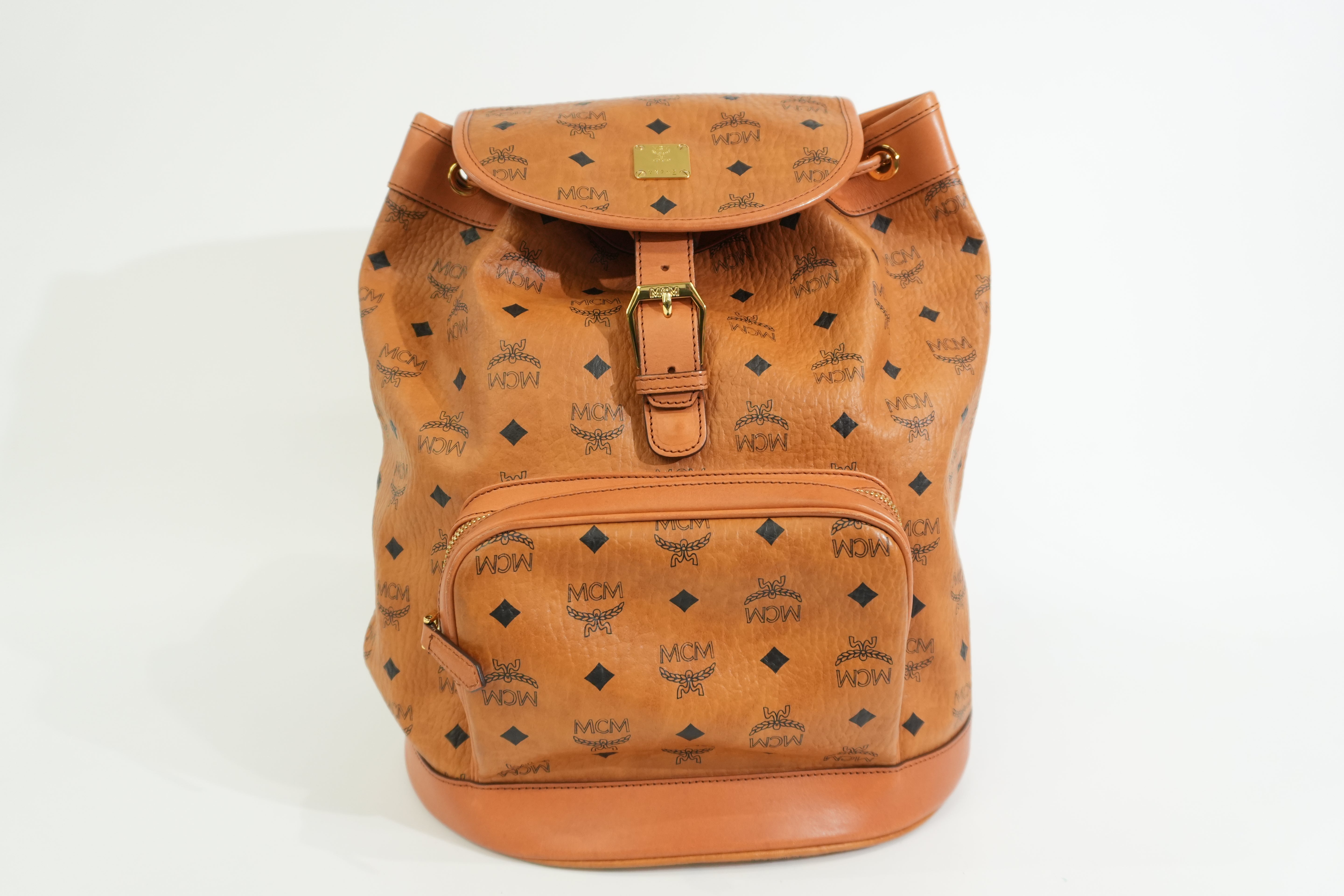 Pre-owned MCM Backpack Cognac