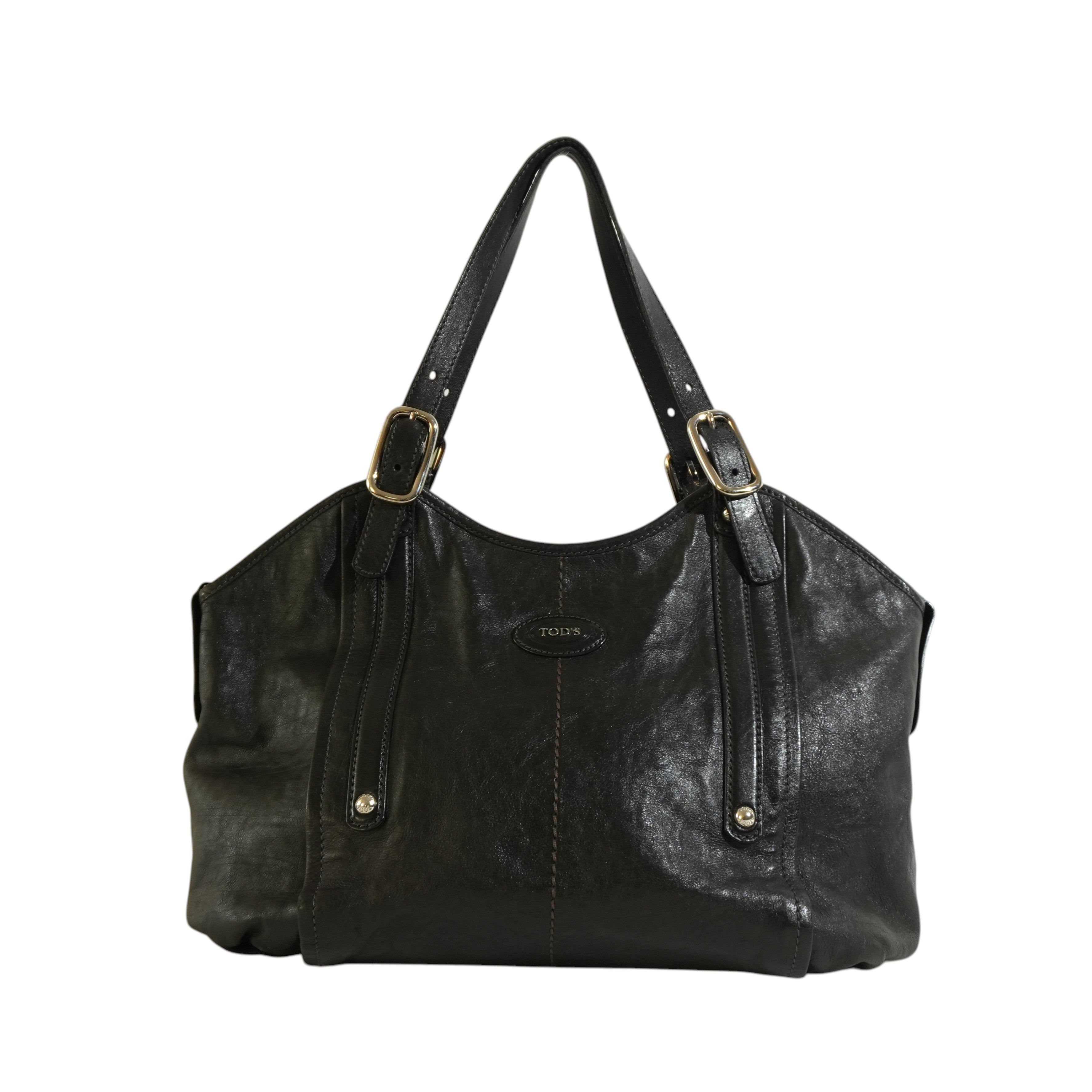 Pre-owned Tods Tote Bag Black