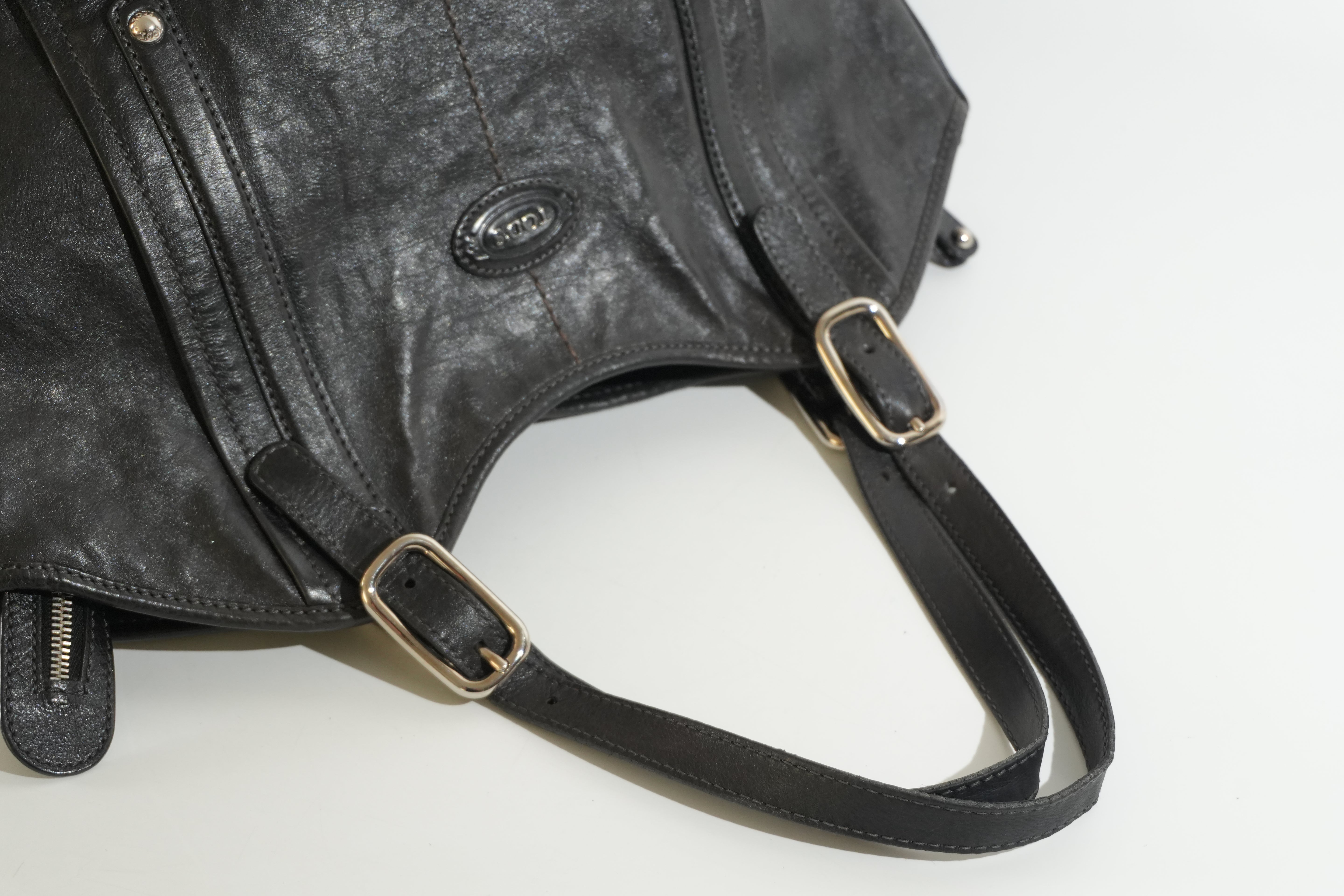 Pre-owned Tods Tote Bag Black