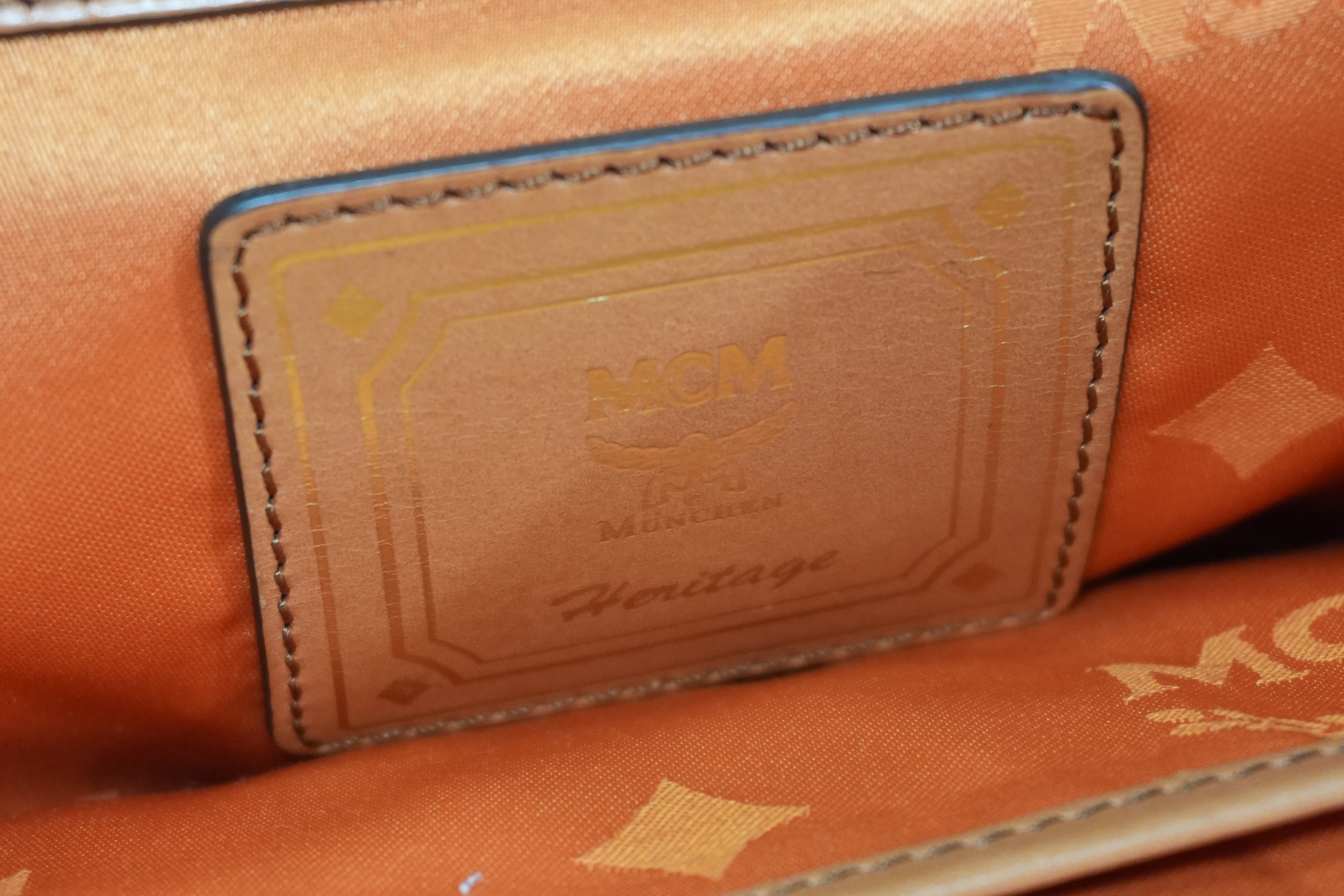 Pre-owned MCM Backpack Cognac