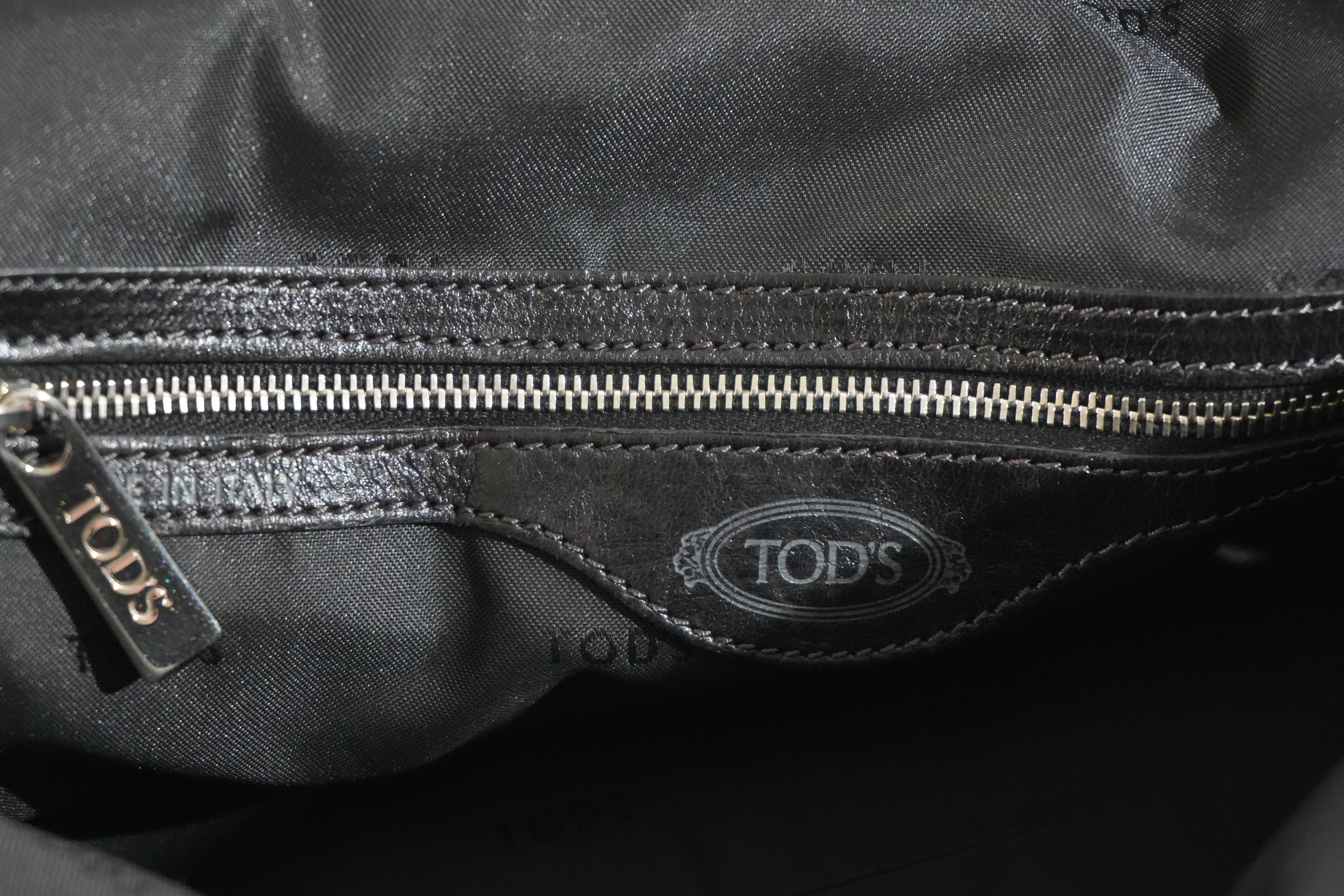 Pre-owned Tods Tote Bag Black