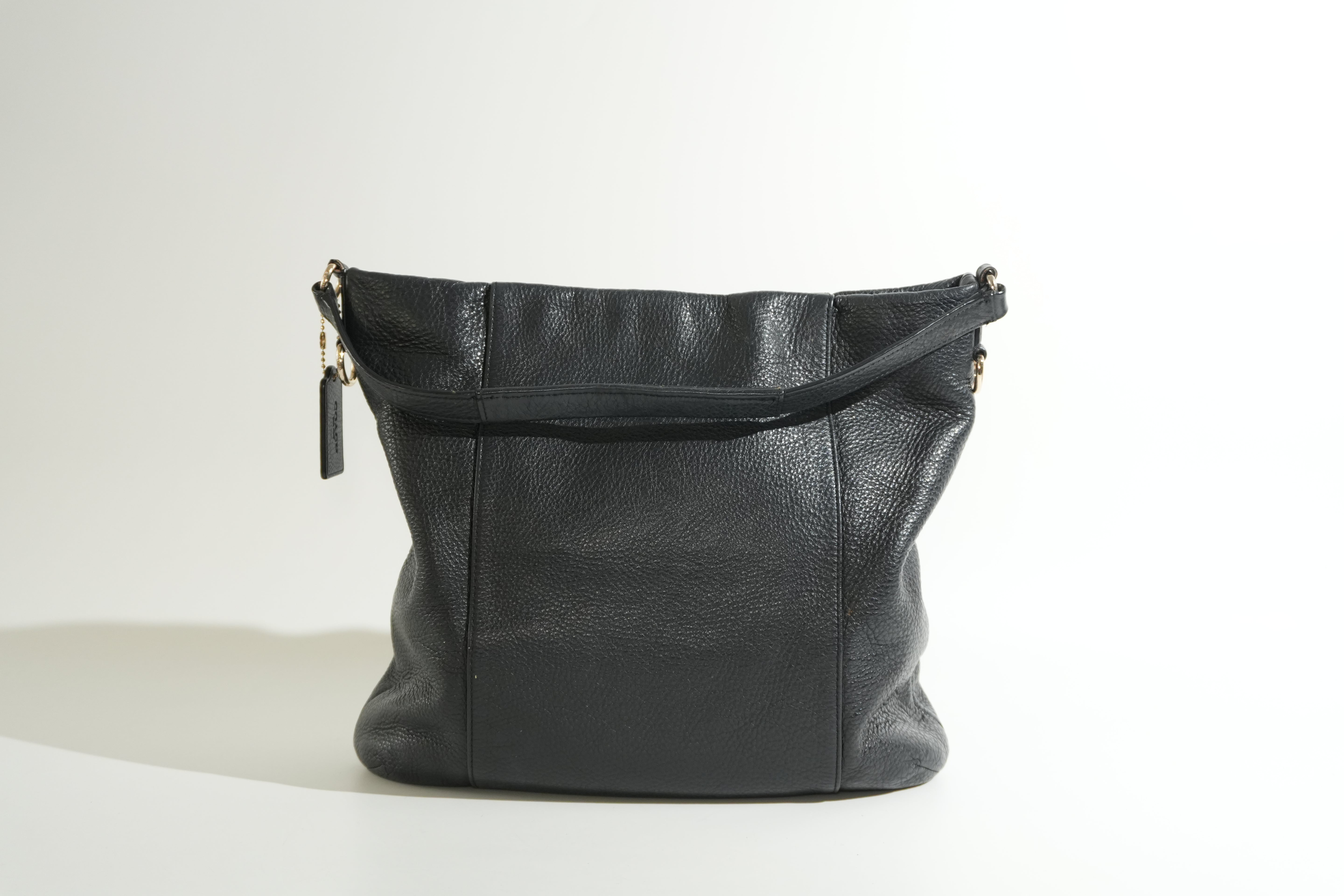 Pre-owned Coach Shoulder Tote Bag Black