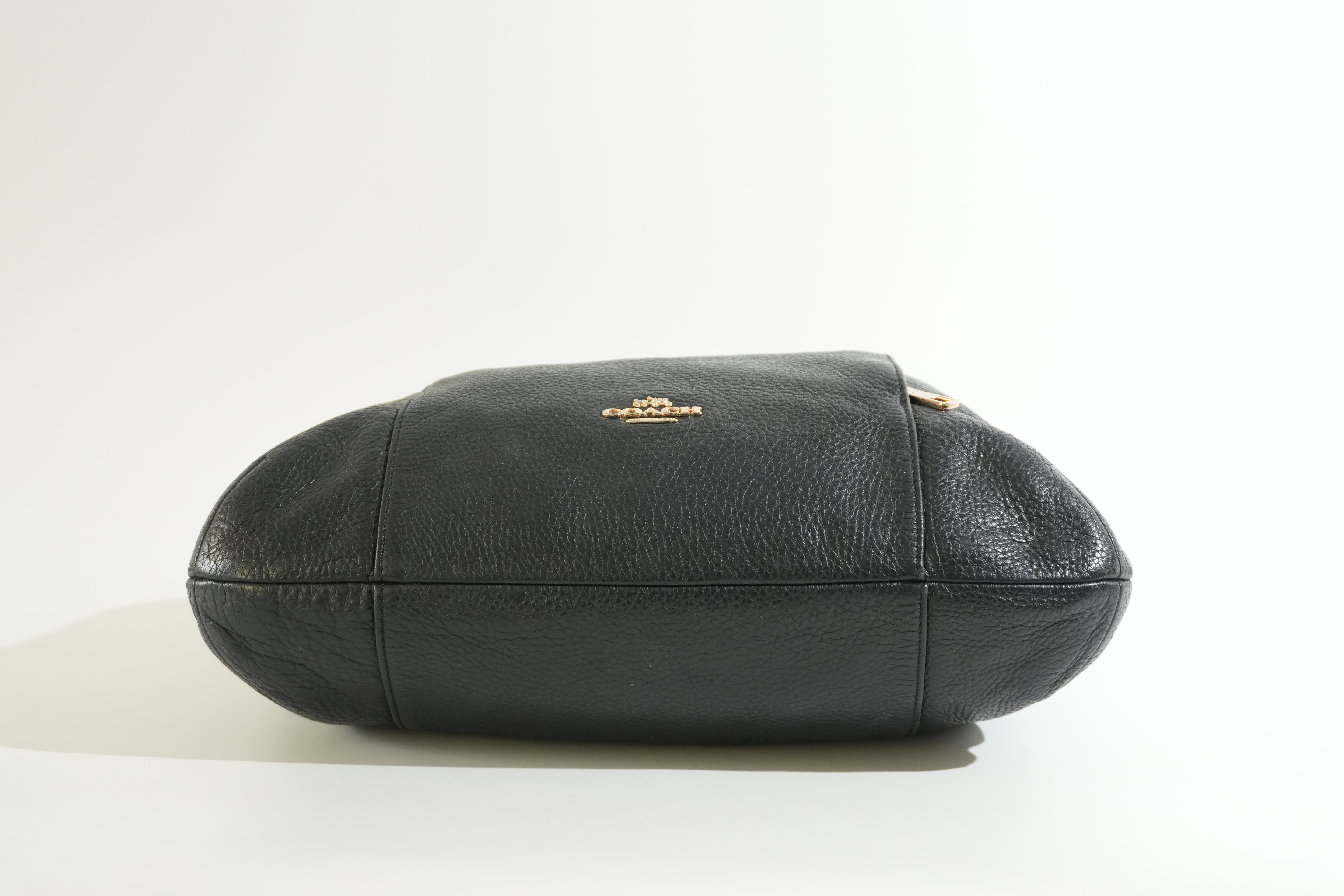 Pre-owned Coach Shoulder Tote Bag Black