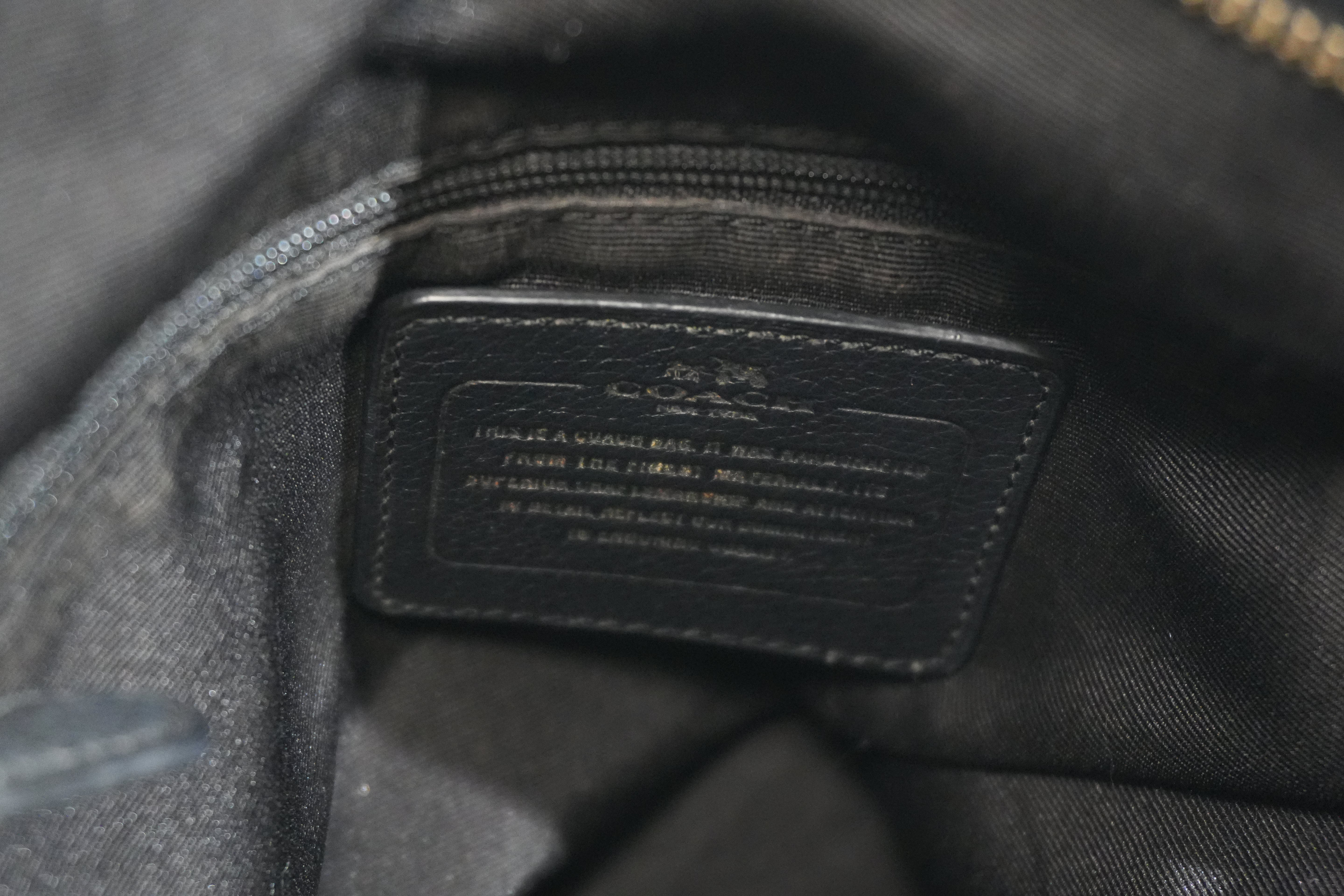 Pre-owned Coach Shoulder Tote Bag Black