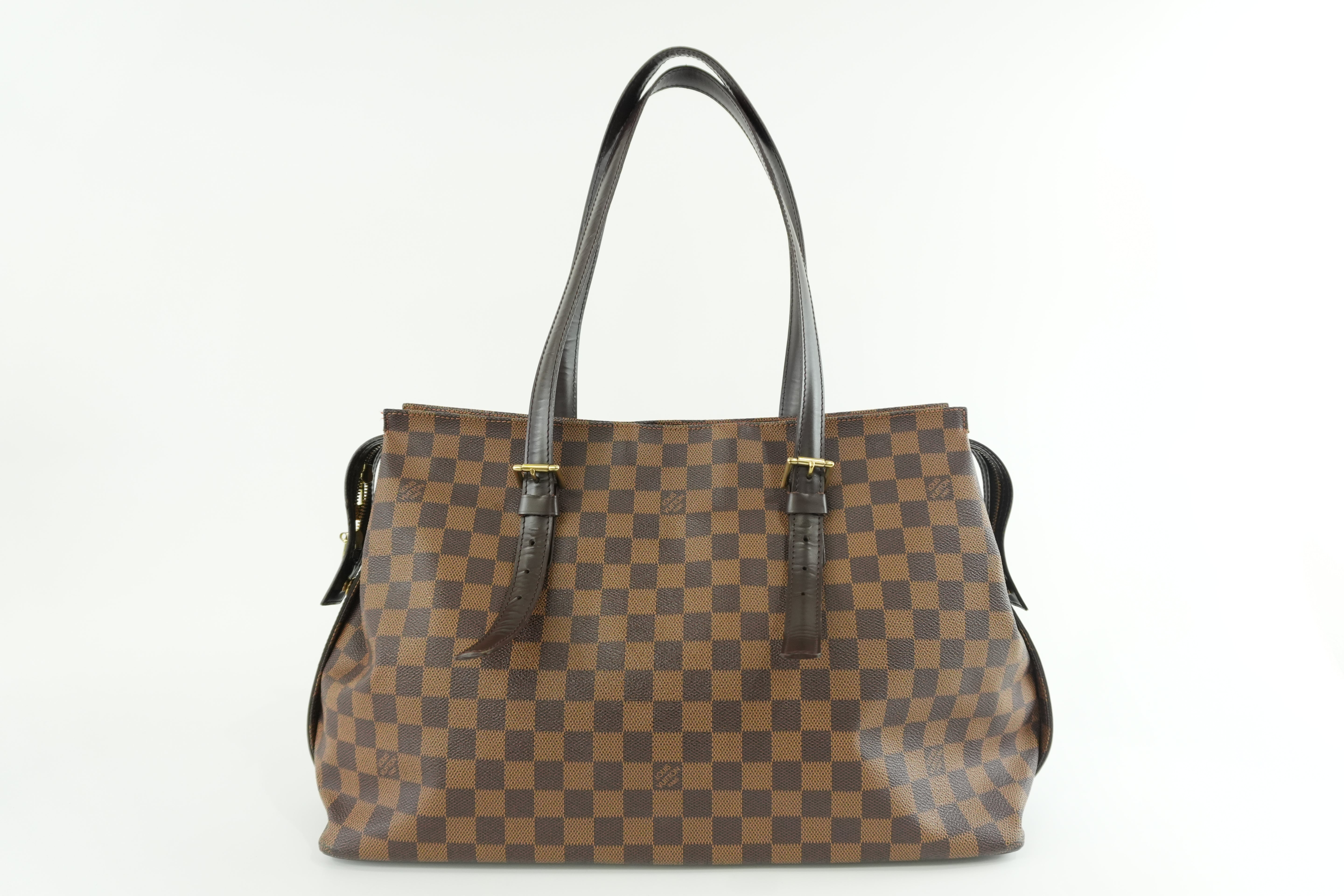 Louis Vuitton Damier Ebene Chelsea Tote Bag Used