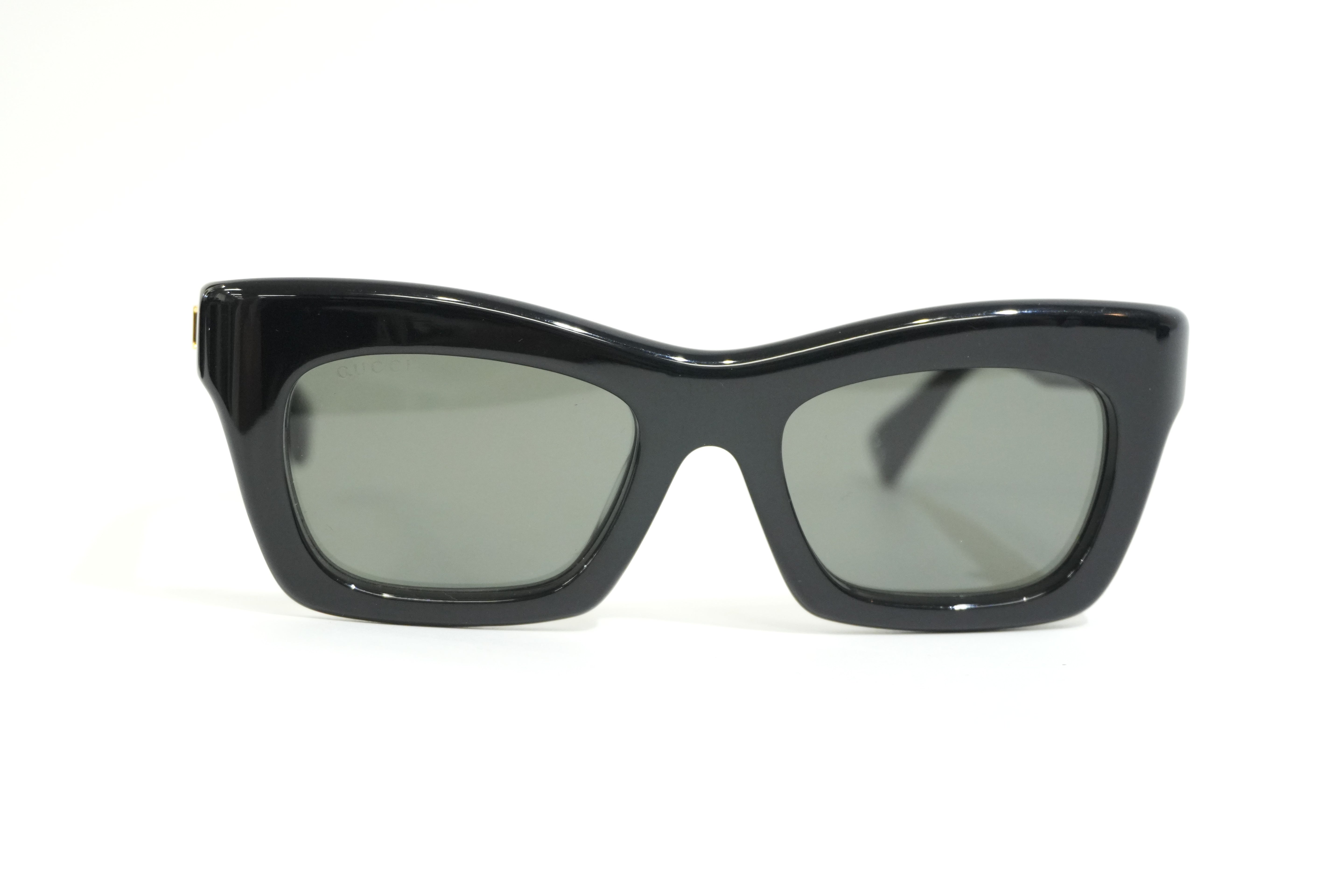 Pre-owned Gucci Cat Eye Sunglasses Black