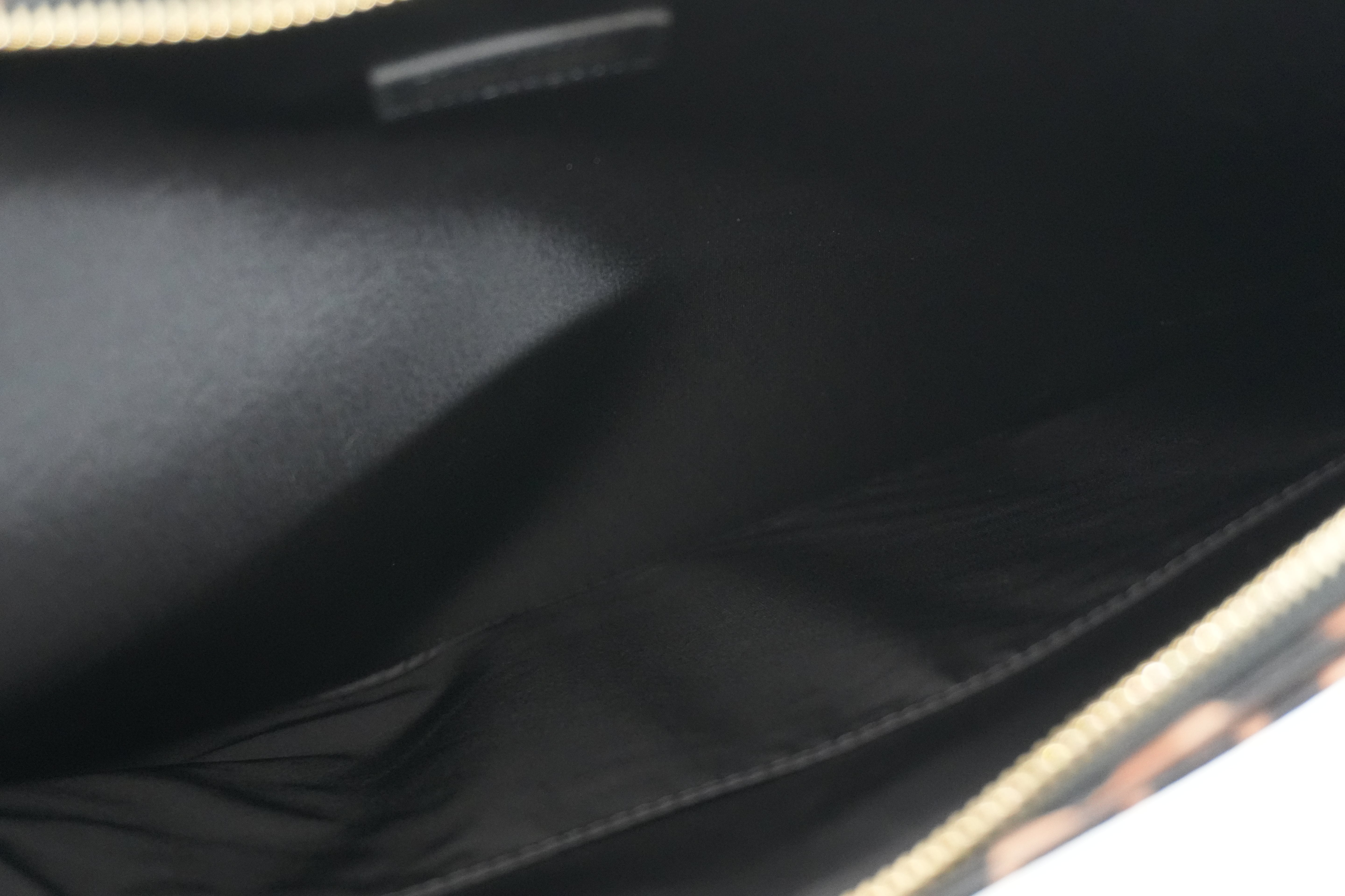 Pre-owned Jimmy Choo Animal Print Laptop Bag Brown